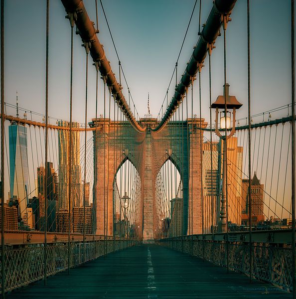 Brooklyn Americana — The Brooklyn Bridge, New York City — An American Icon