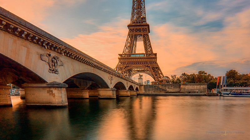 River Seine and the Eiffel Tower, Paris