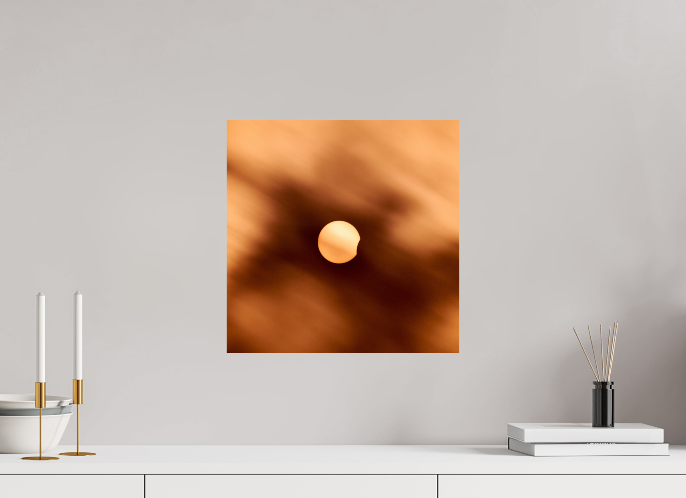 15 x 15″, Giclée Alu-Dibond 2024 Eclipse First Kiss