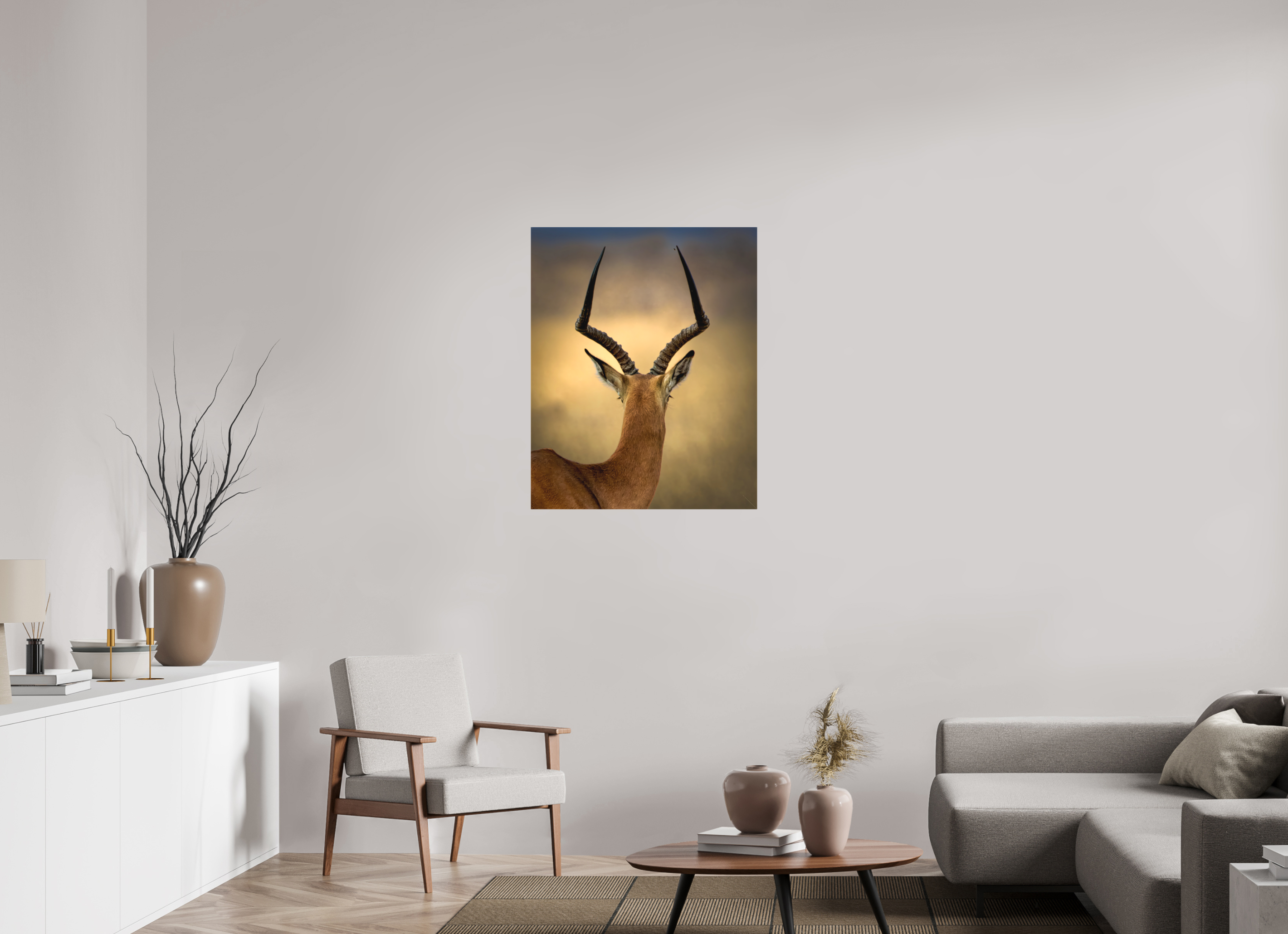 28 x 35″, Fine Art Textile Impala DK