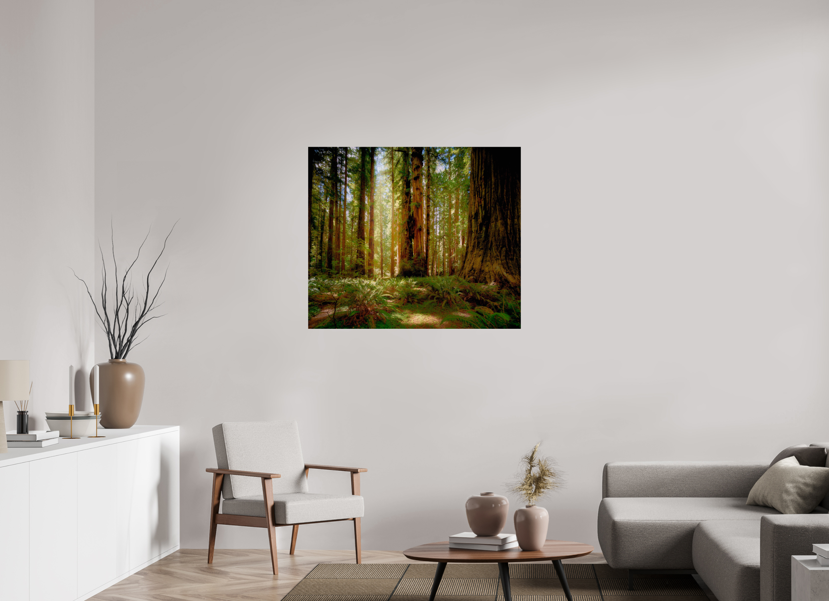 42 x 36″, Giclée Alu-Dibond Life & Light Beneath the Giants