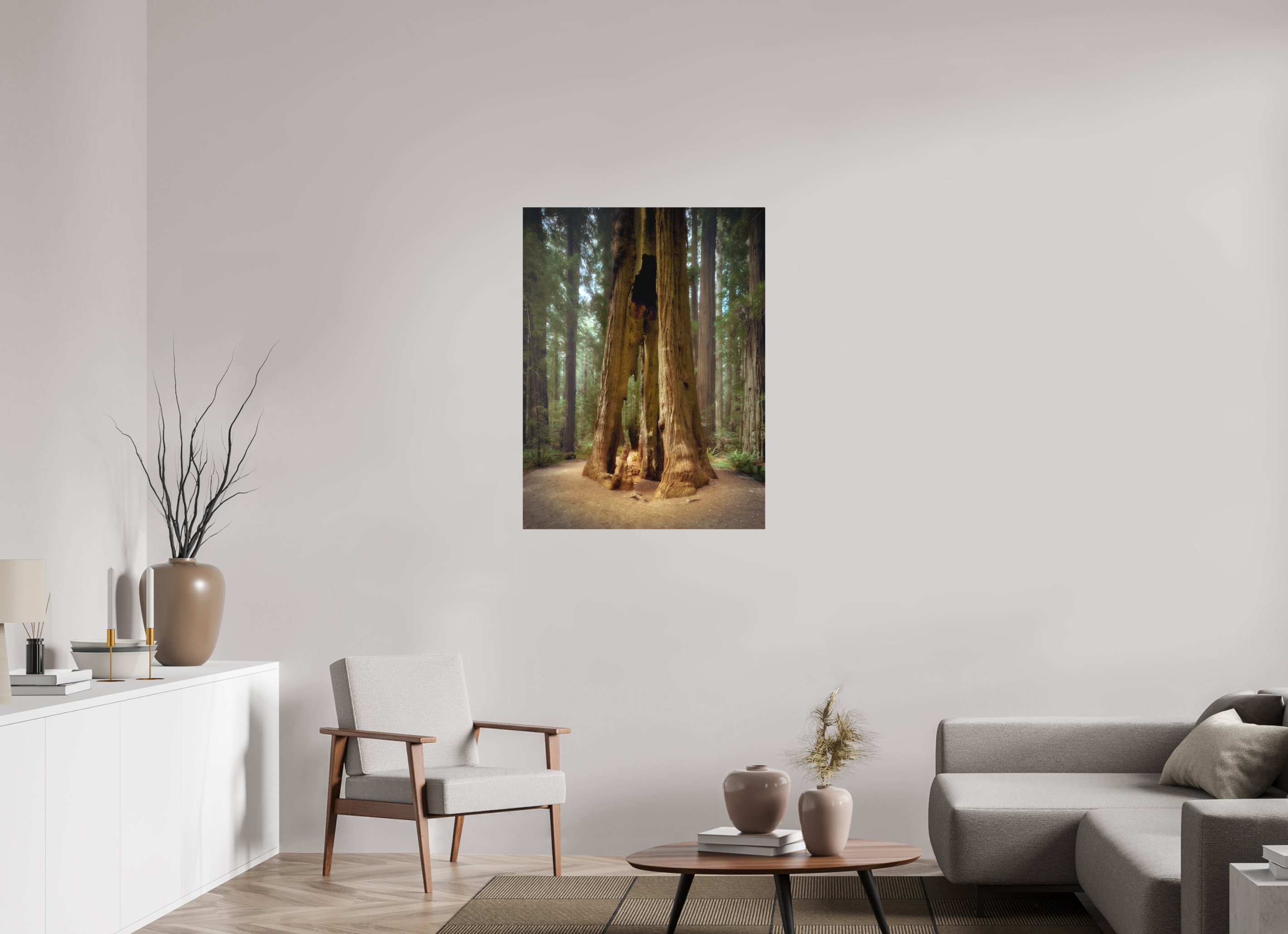 30 x 40″, Fine Art Textile Inextinguibilis: Founders Grove