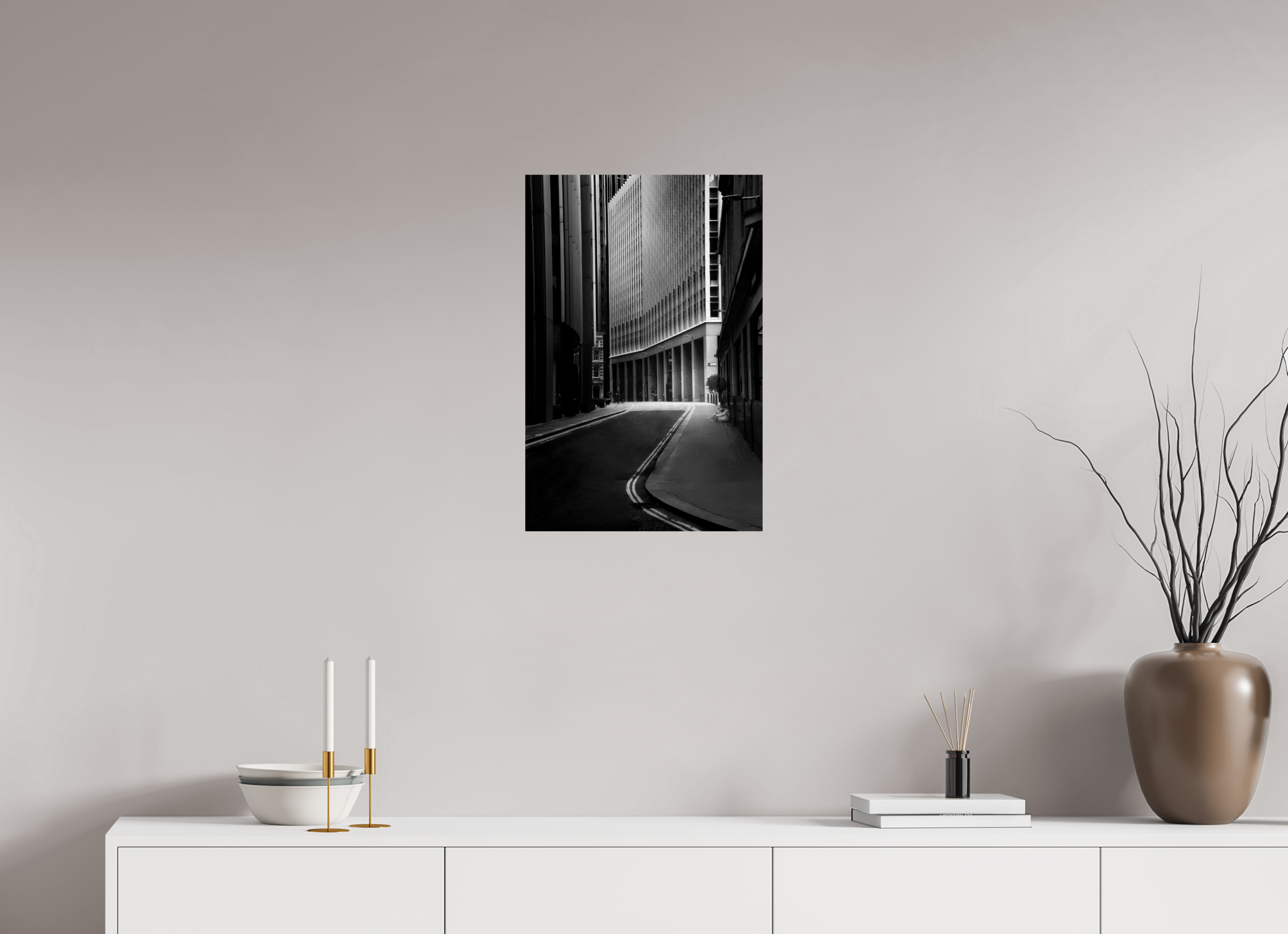 16 x 24″, Giclée Alu-Dibond Off Lime Street