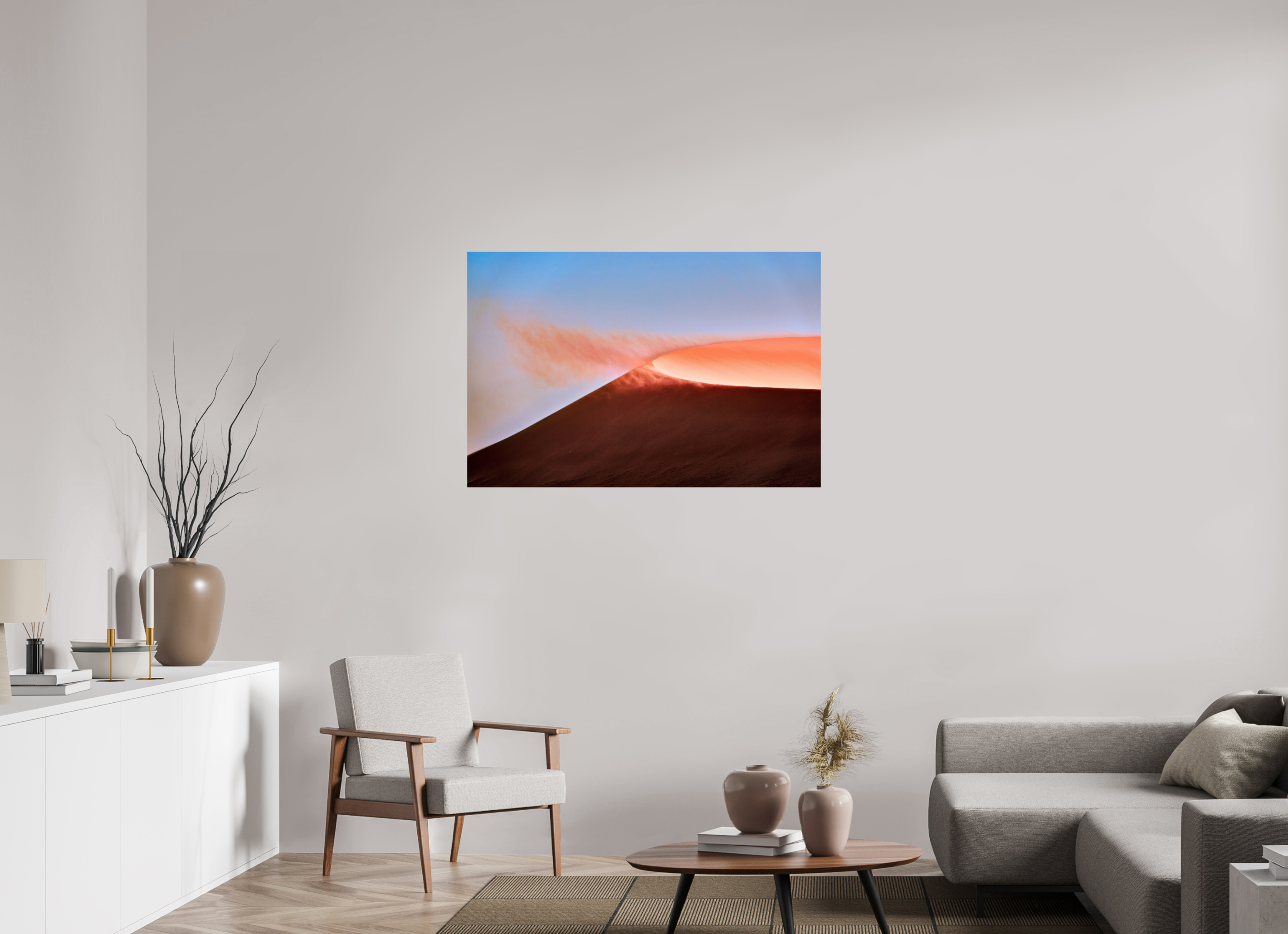 45 x 30″, Giclée Alu-Dibond Deadvlei San Dune Crater Rim