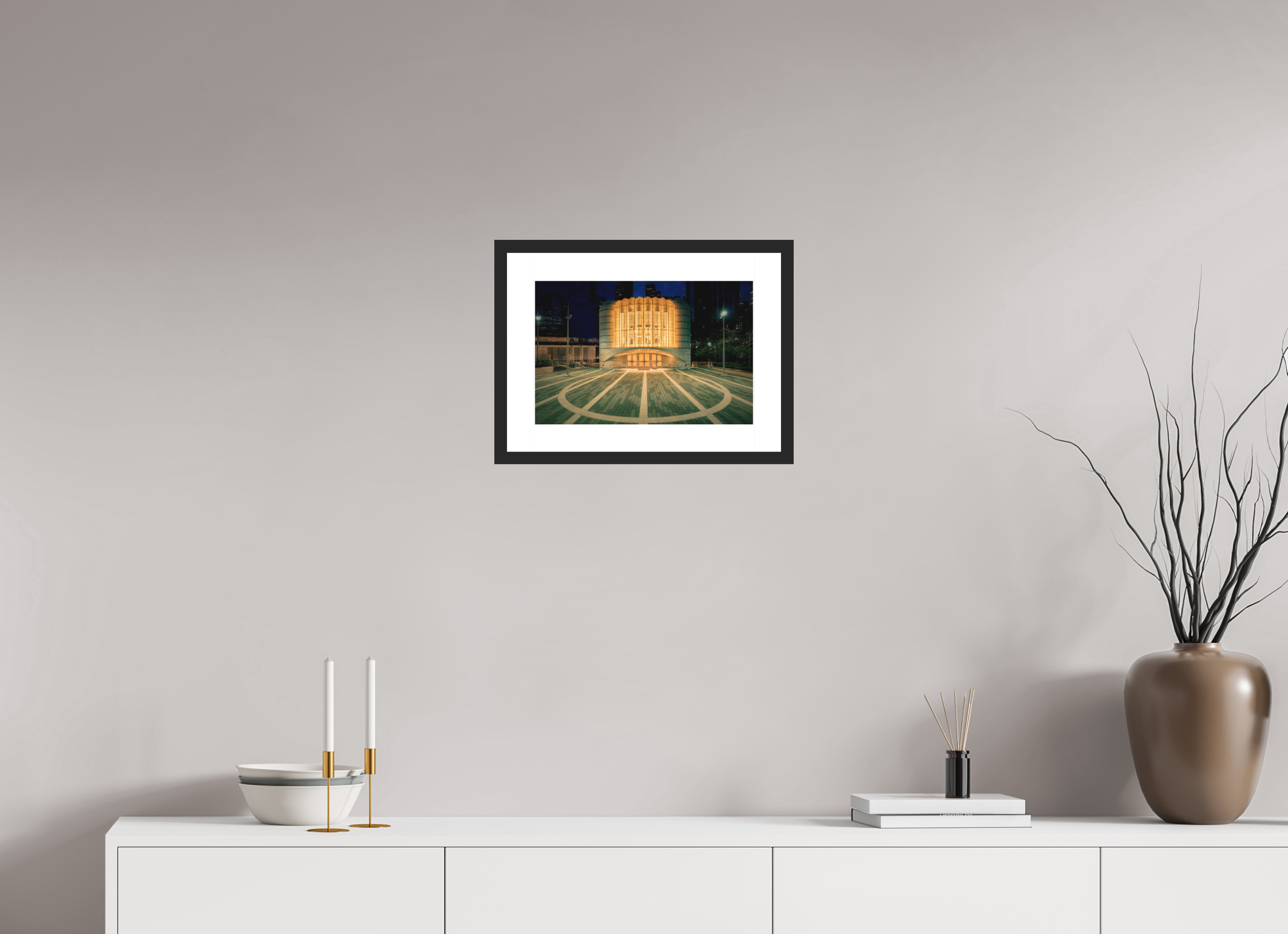 15 x 10″, Passe-Partout Black Frame The St. Nicholas Greek Orthodox Church