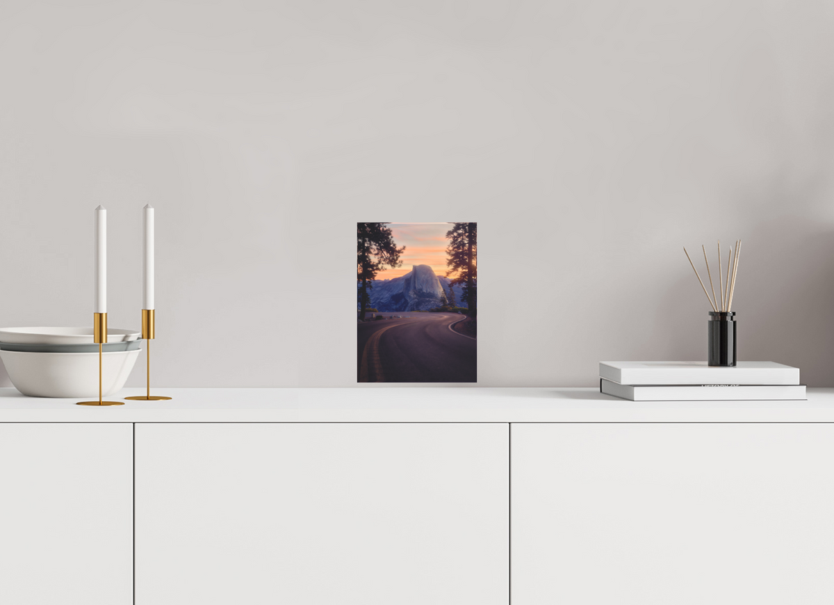 6 x 8″, Acrylic Block Gift Set Flexus: Half Dome from Horseshoe Curve