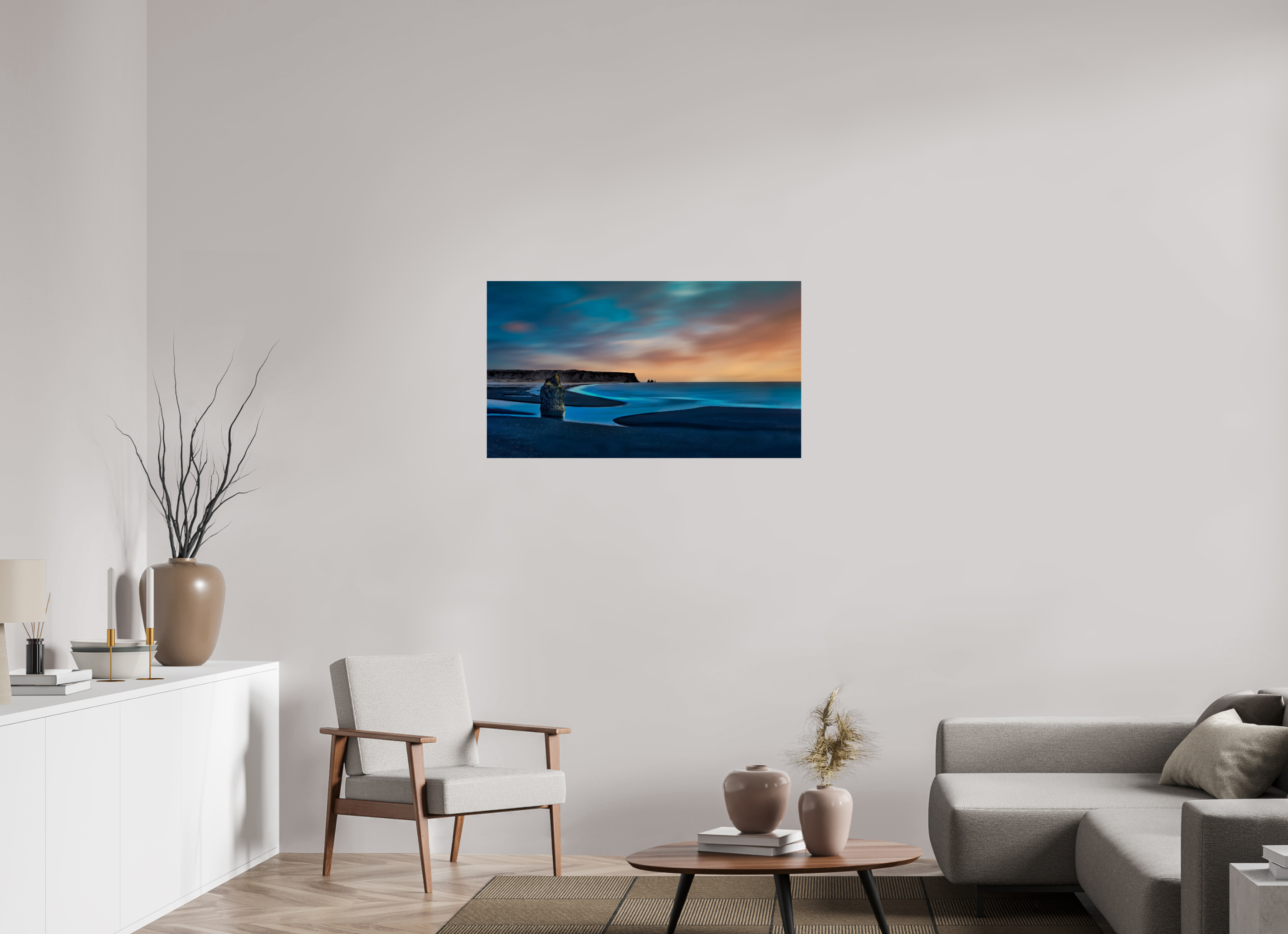 40 x 22.5″, Giclée Alu-Dibond Reynisfjara