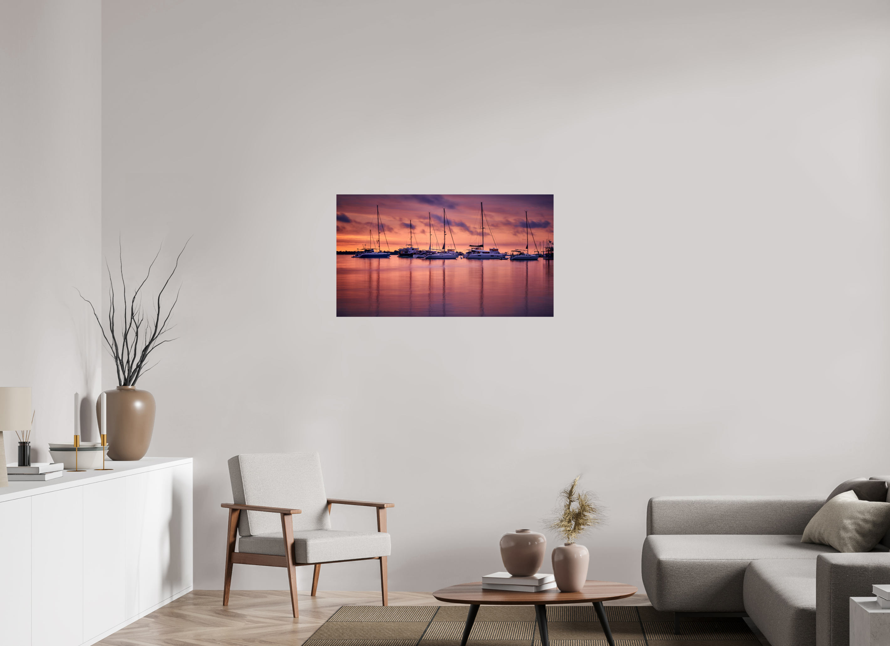 40 x 22.5″, Giclée Alu-Dibond Portum Tutum: The Annapolis Harbor at Dawn