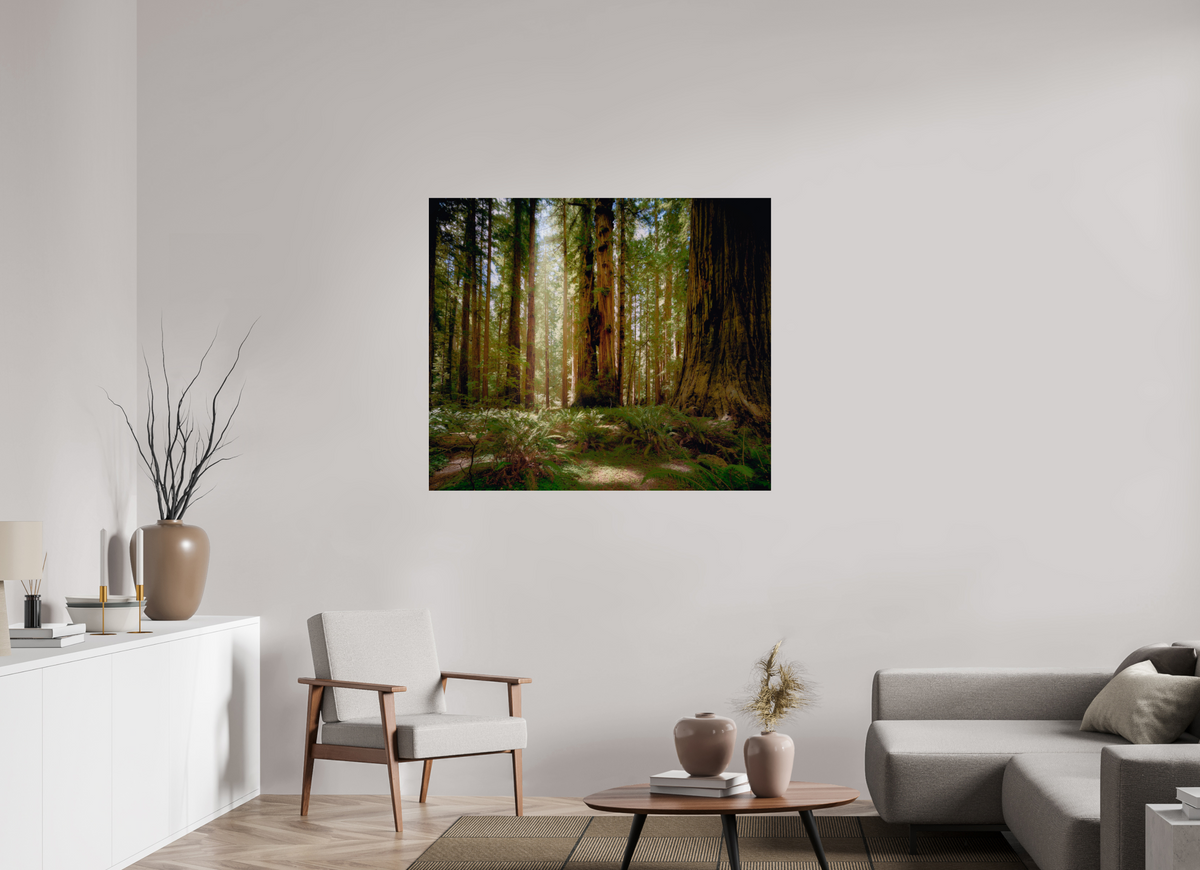 46.7 x 40″, Giclée Alu-Dibond Life & Light Beneath the Giants