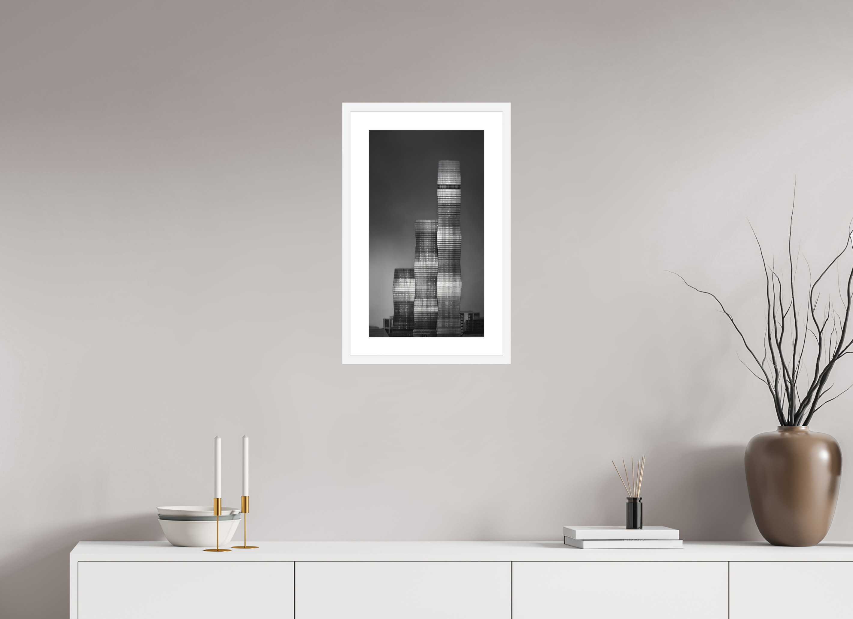12 x 21.3″, Passe-Partout White Frame Wanda Vision: A Portrait