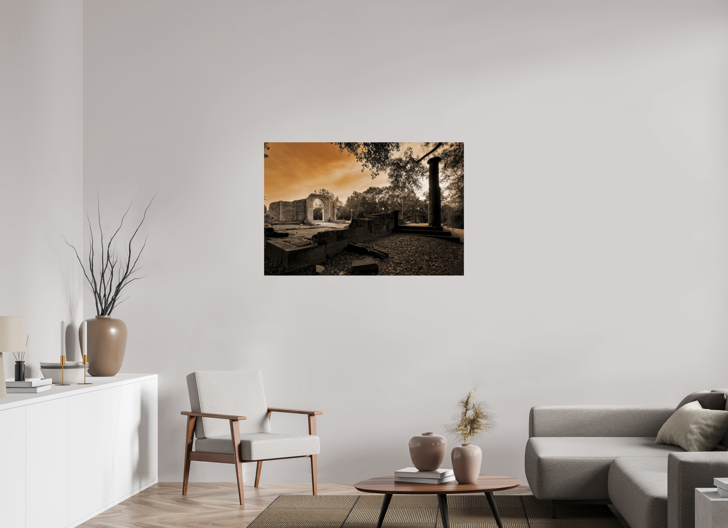 45 x 30″, Giclée Alu-Dibond Ruins