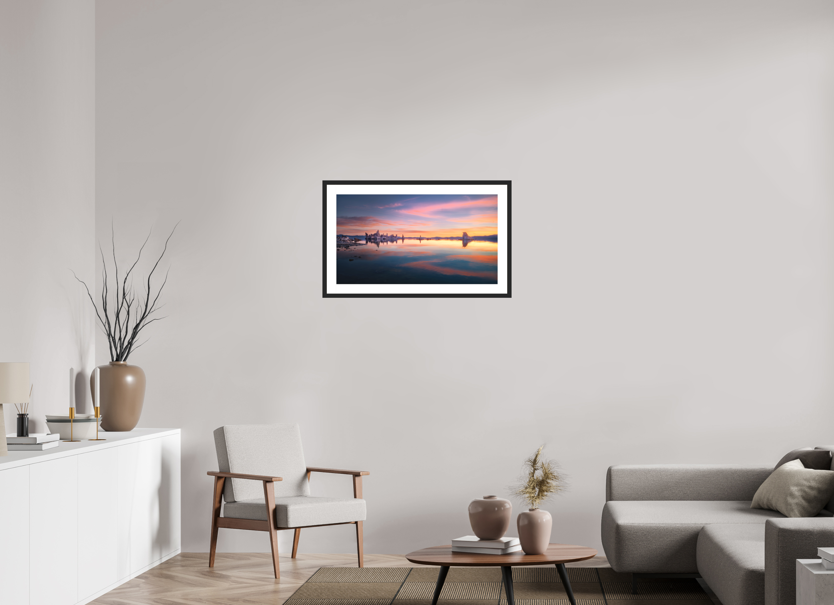32 x 18″, Passe-Partout Black Frame Morning Becomes Elektra