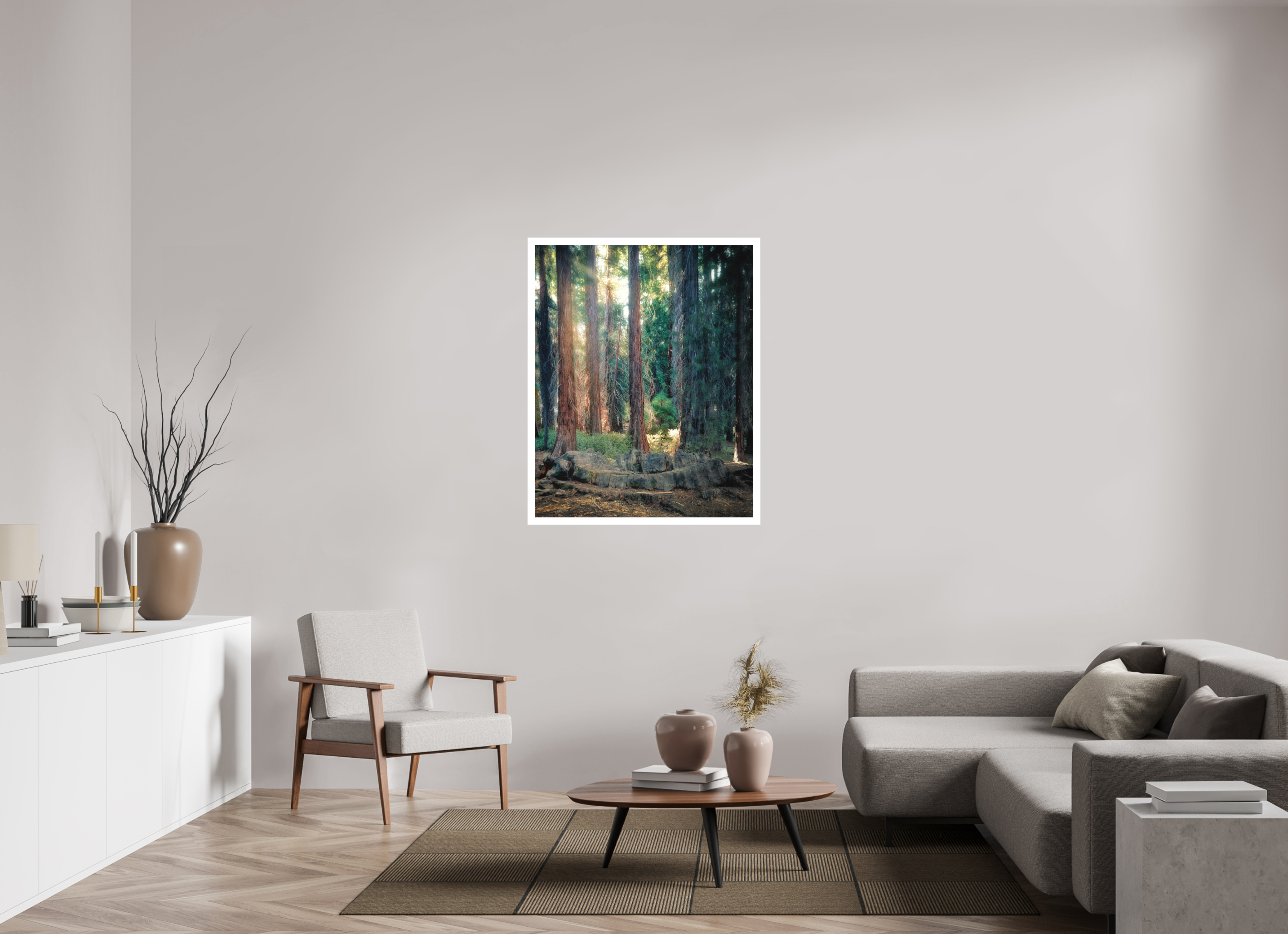35 x 43.7″, Fine Art Bonded Acrylic Never Again: The Centennial Stump