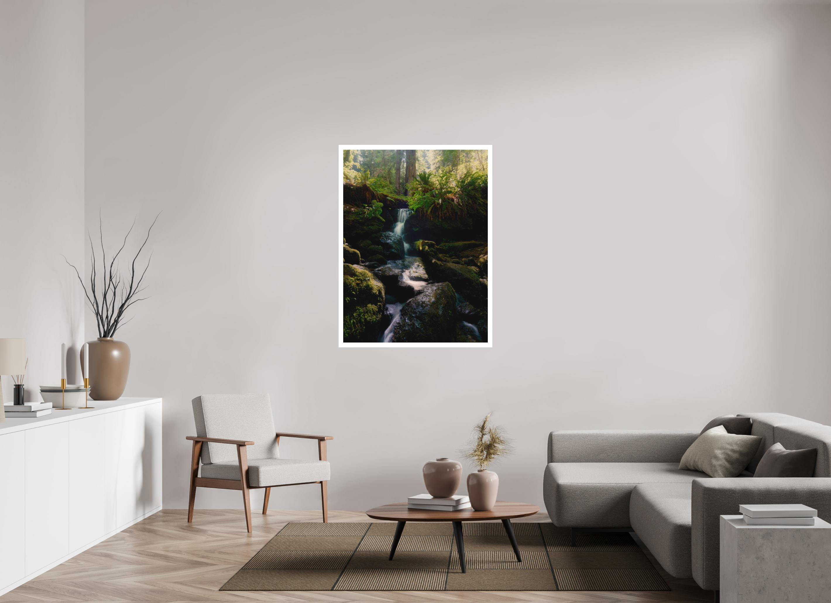 36 x 48″, Fine Art Bonded Acrylic Trillium Falls