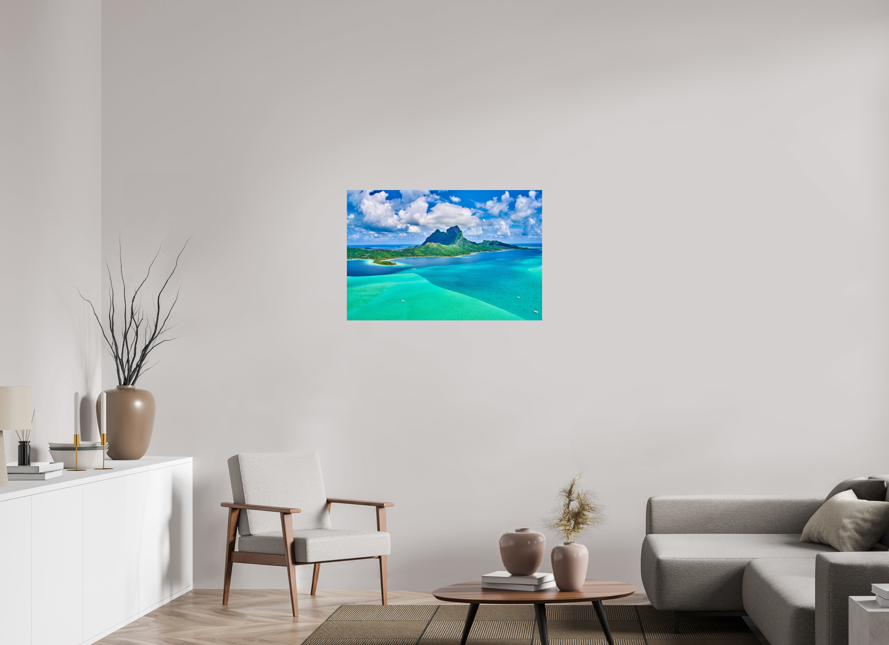 36 x 24″, Giclée Alu-Dibond Above Paradise