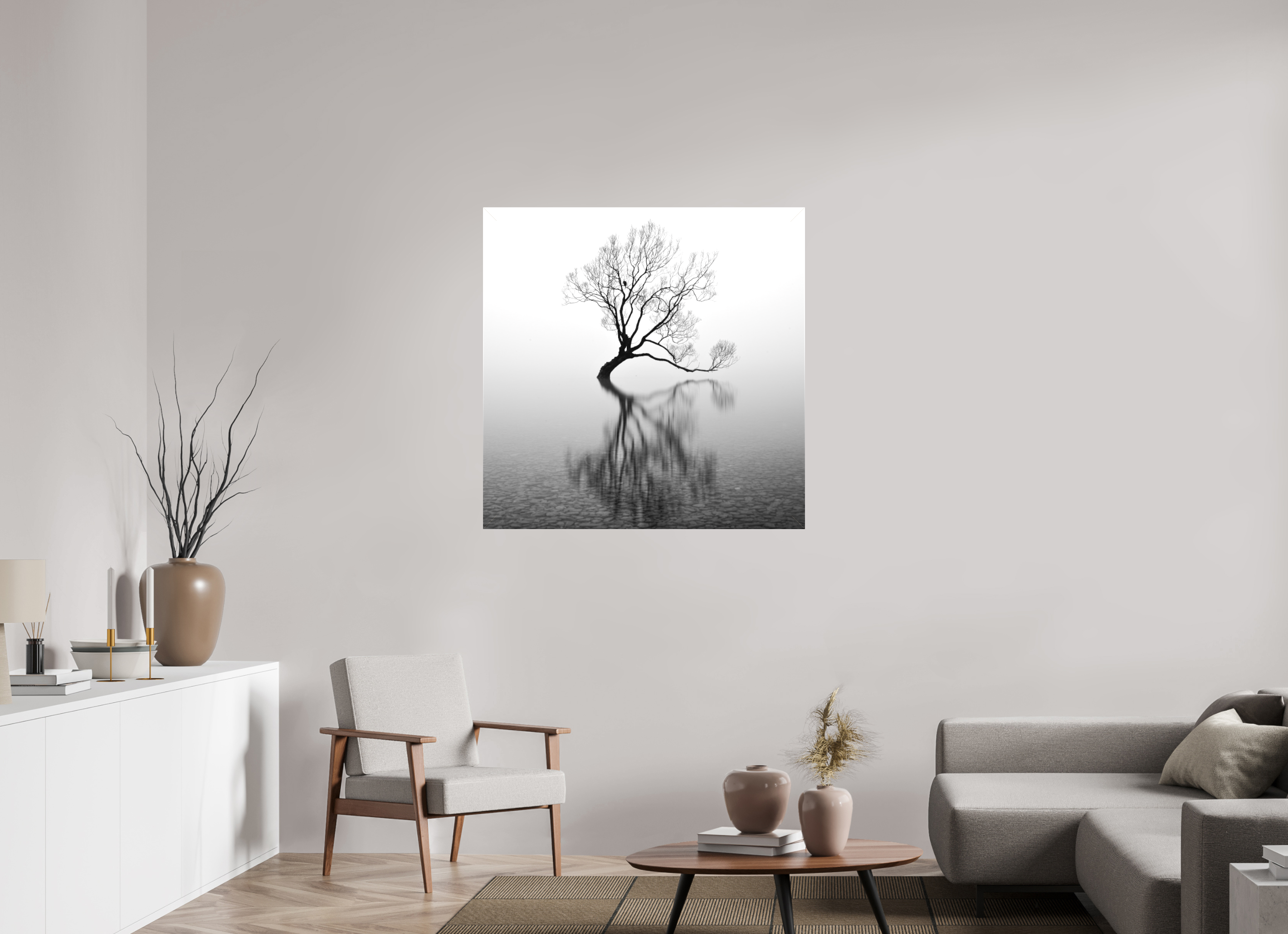 40 x 40″, Fine Art Textile Wanaka I: Rich Minimalism