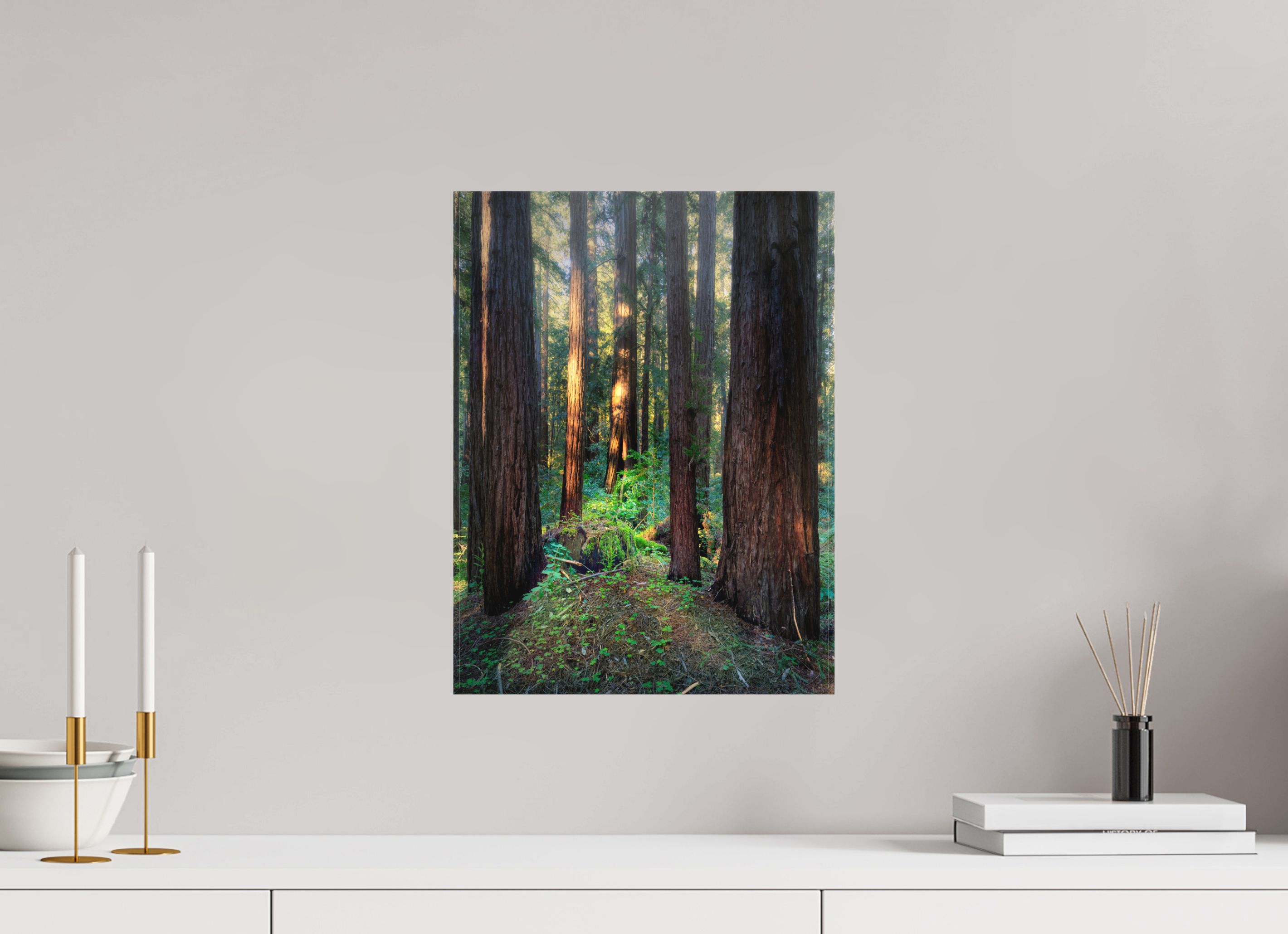 12 x 16″, Fine Art Textile Armstrong Woods III: The Ring Cycle