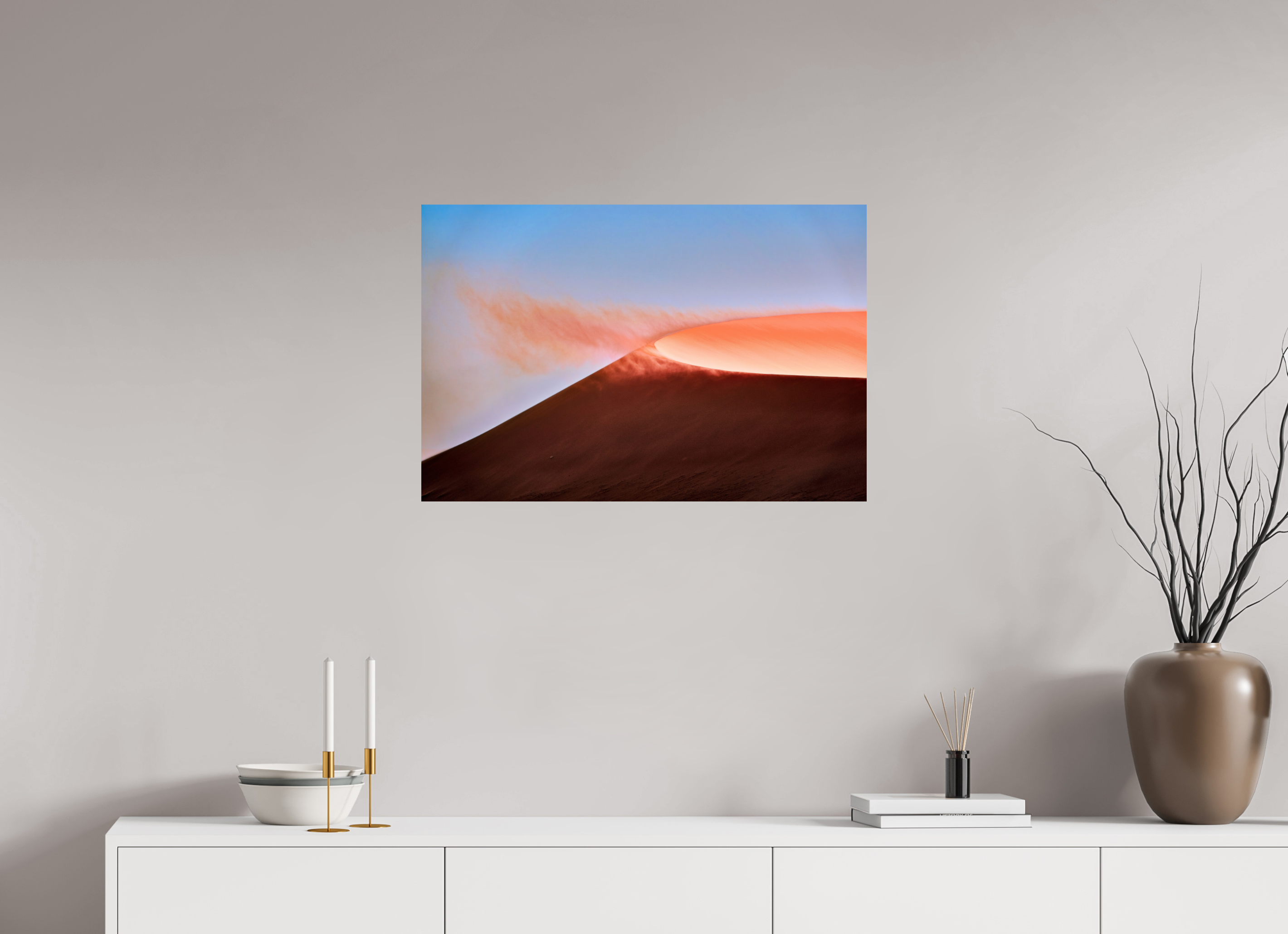 30 x 20″, Giclée Alu-Dibond Deadvlei San Dune Crater Rim