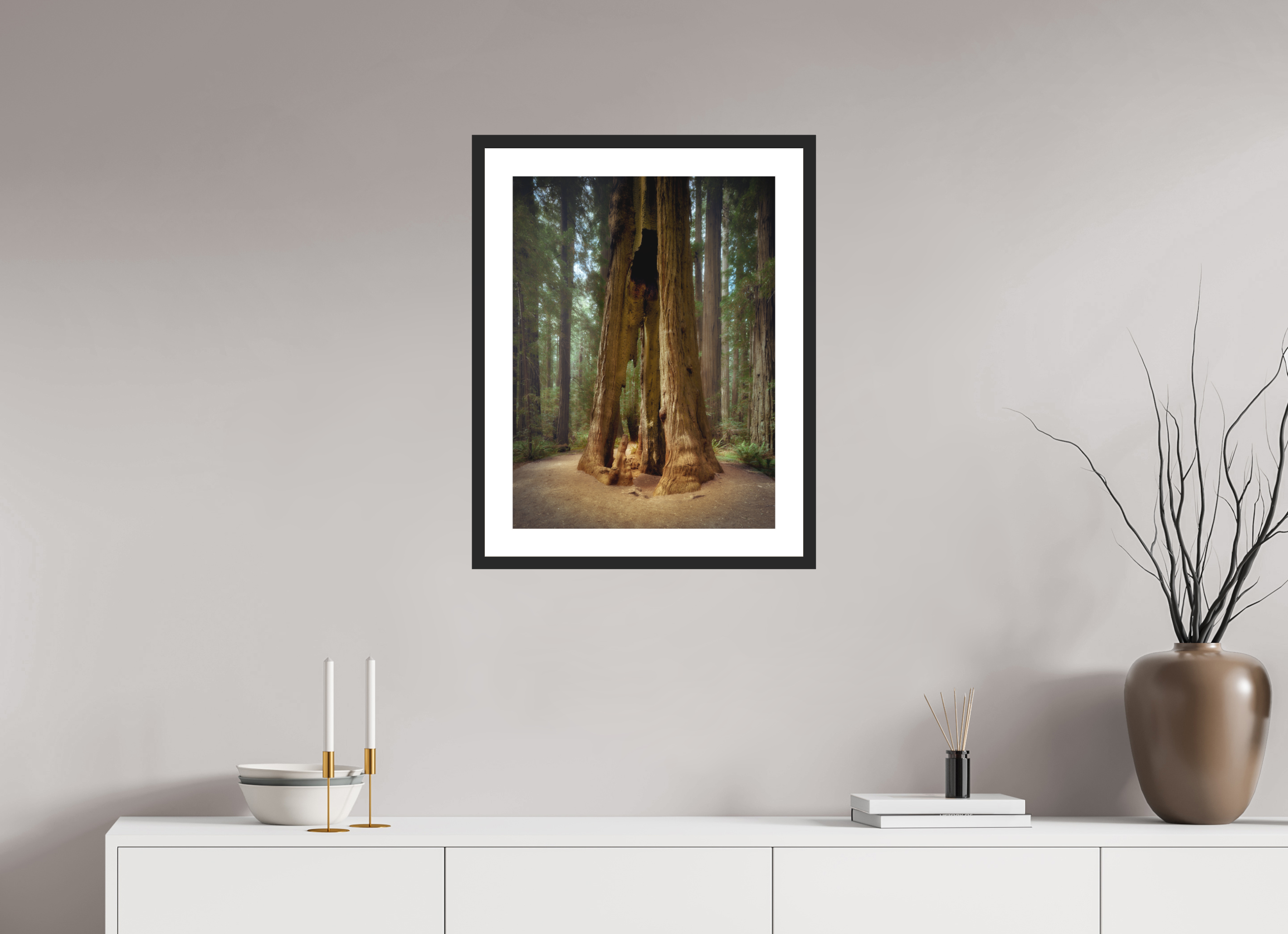 18 x 24″, Passe-Partout Black Frame Inextinguibilis: Founders Grove