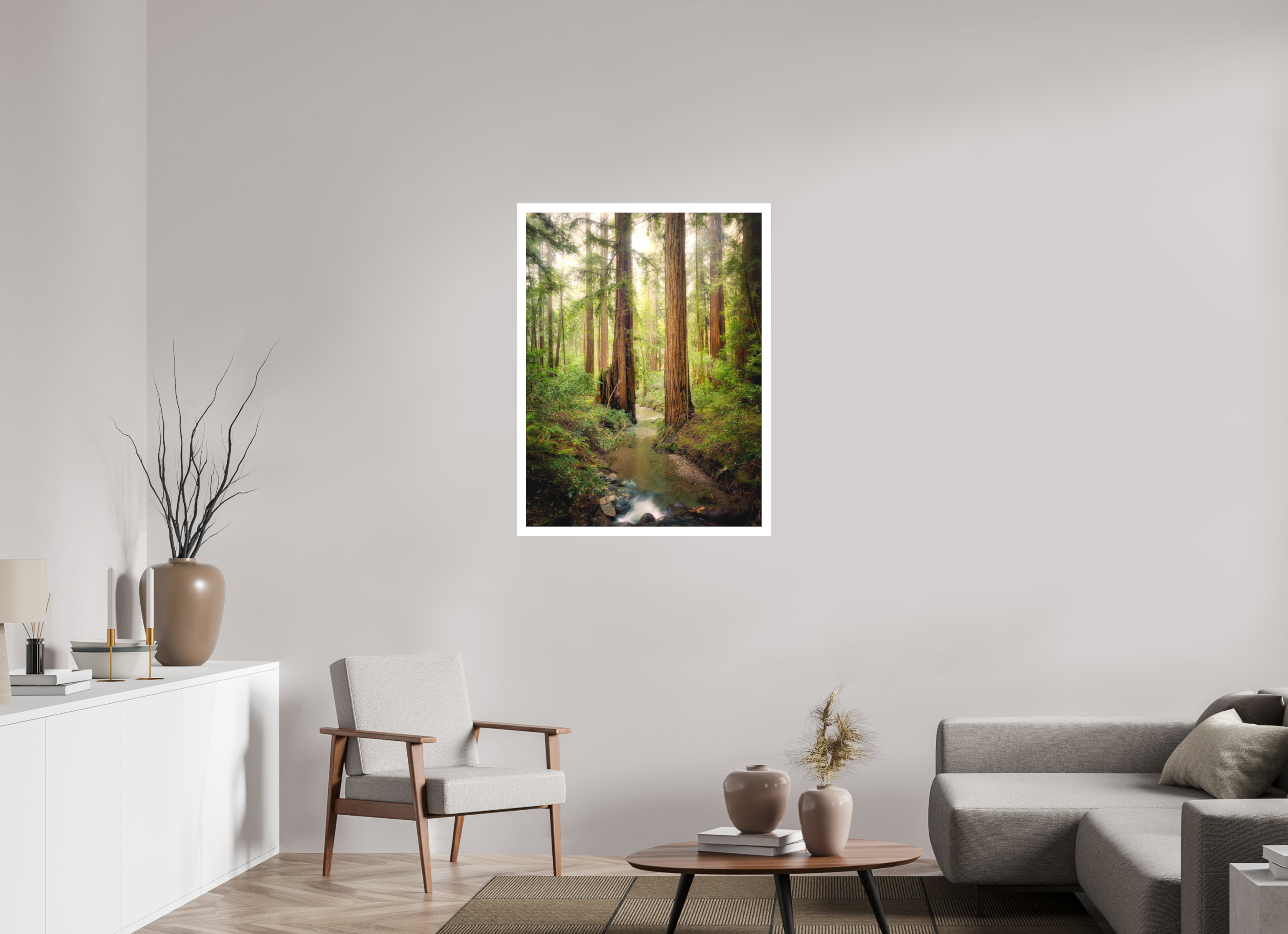 30 x 40″, Fine Art Bonded Acrylic Armstrong Woods III: Columnas