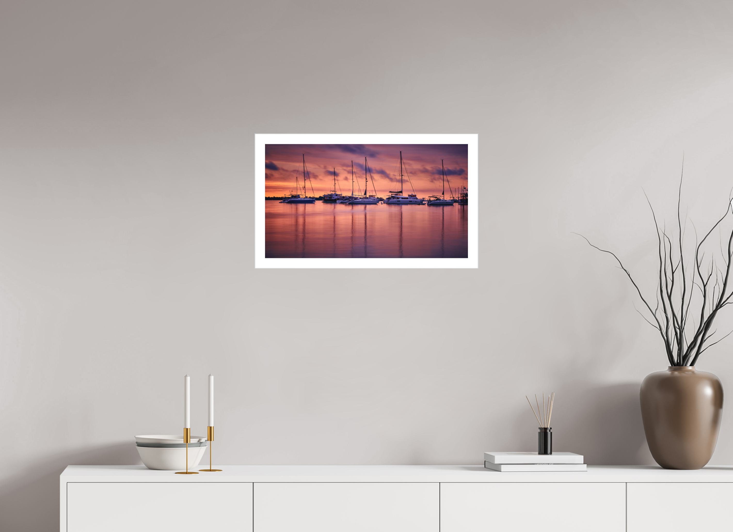 24 x 13.5″, Fine Art Bonded Acrylic Portum Tutum: The Annapolis Harbor at Dawn