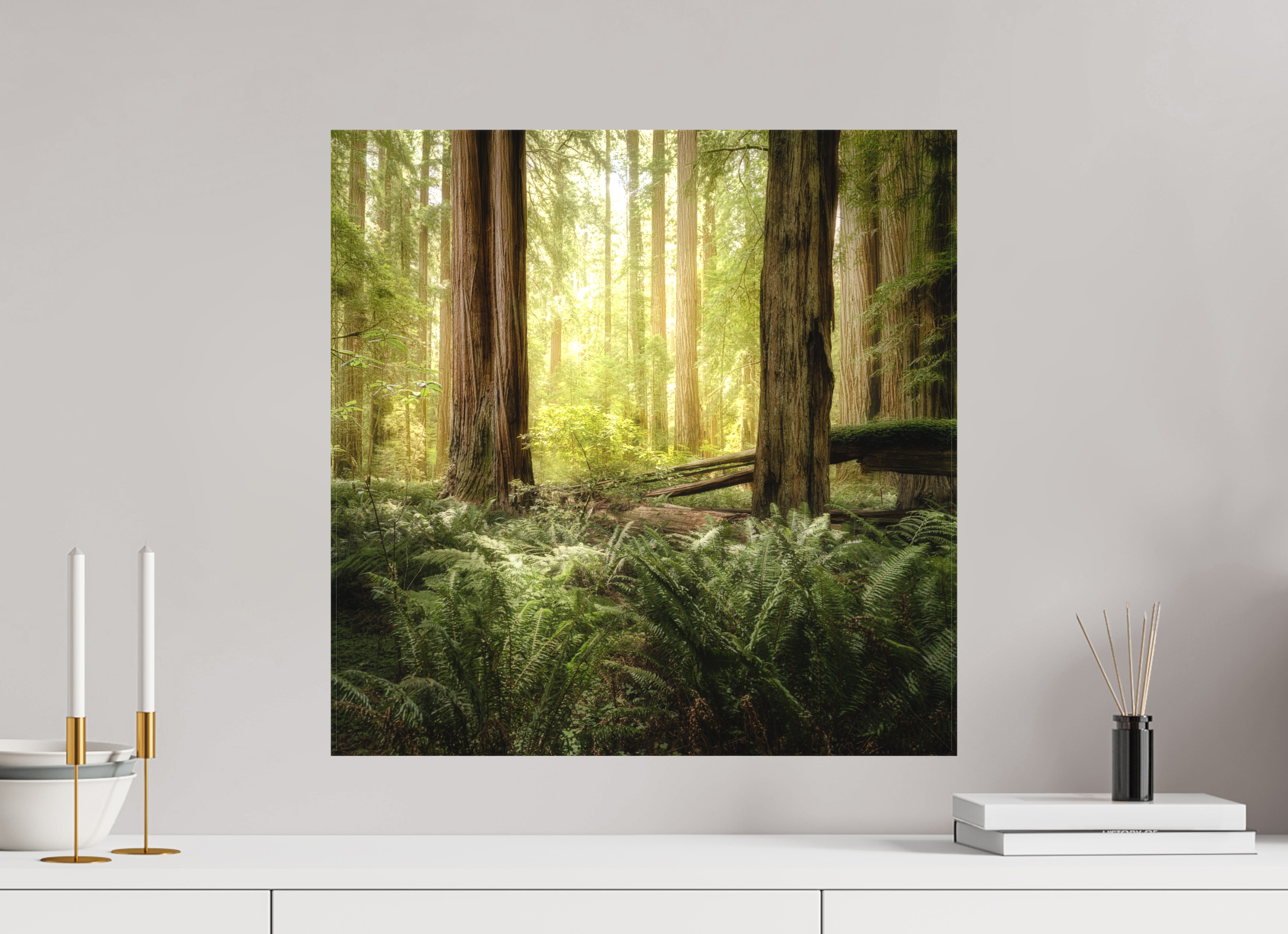 20 x 20″, Fine Art Textile Lux Armarium: Stout Grove