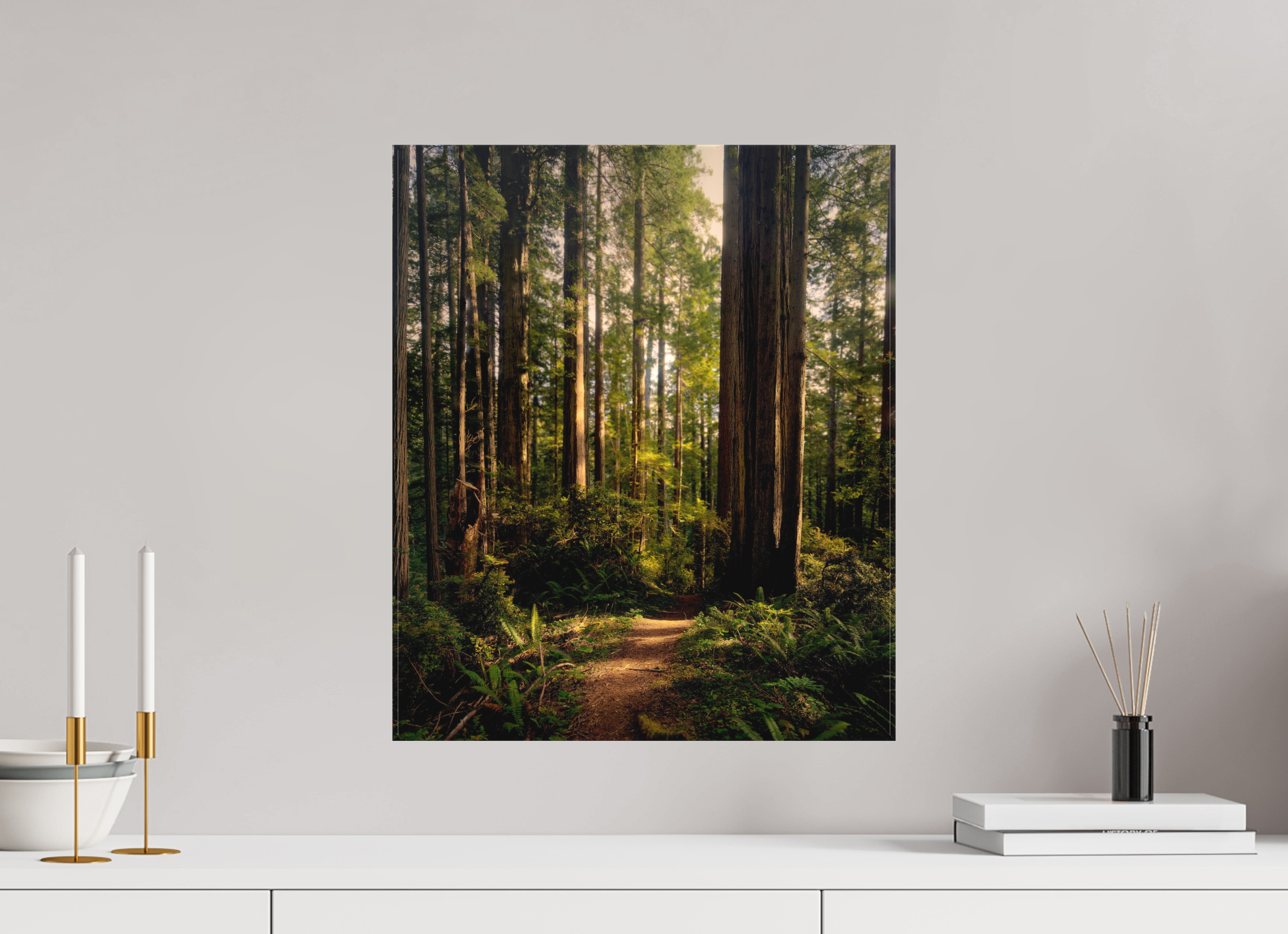 16 x 19″, Fine Art Textile "I went to the woods . . .."