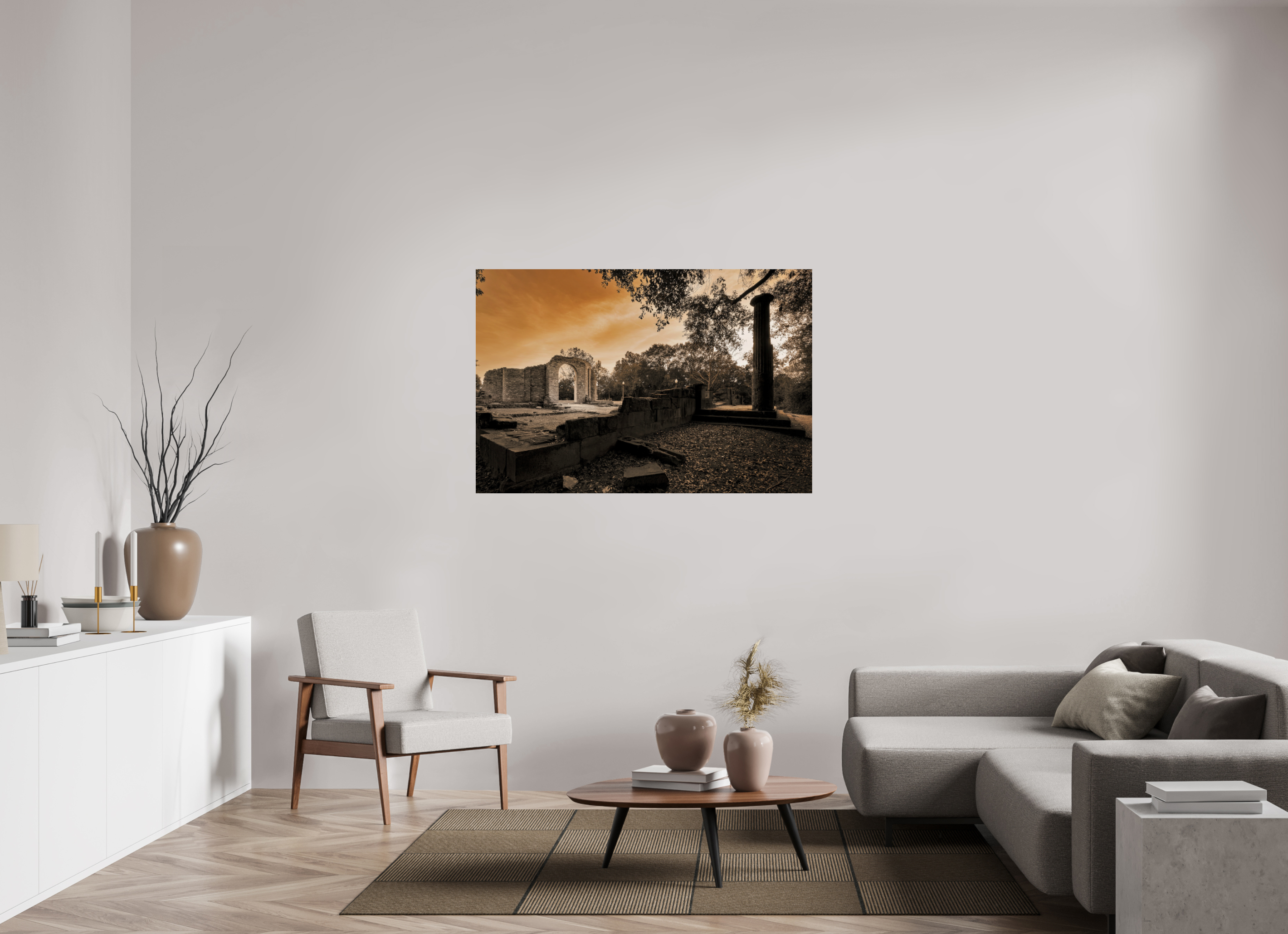 54 x 36″, Giclée Alu-Dibond Ruins