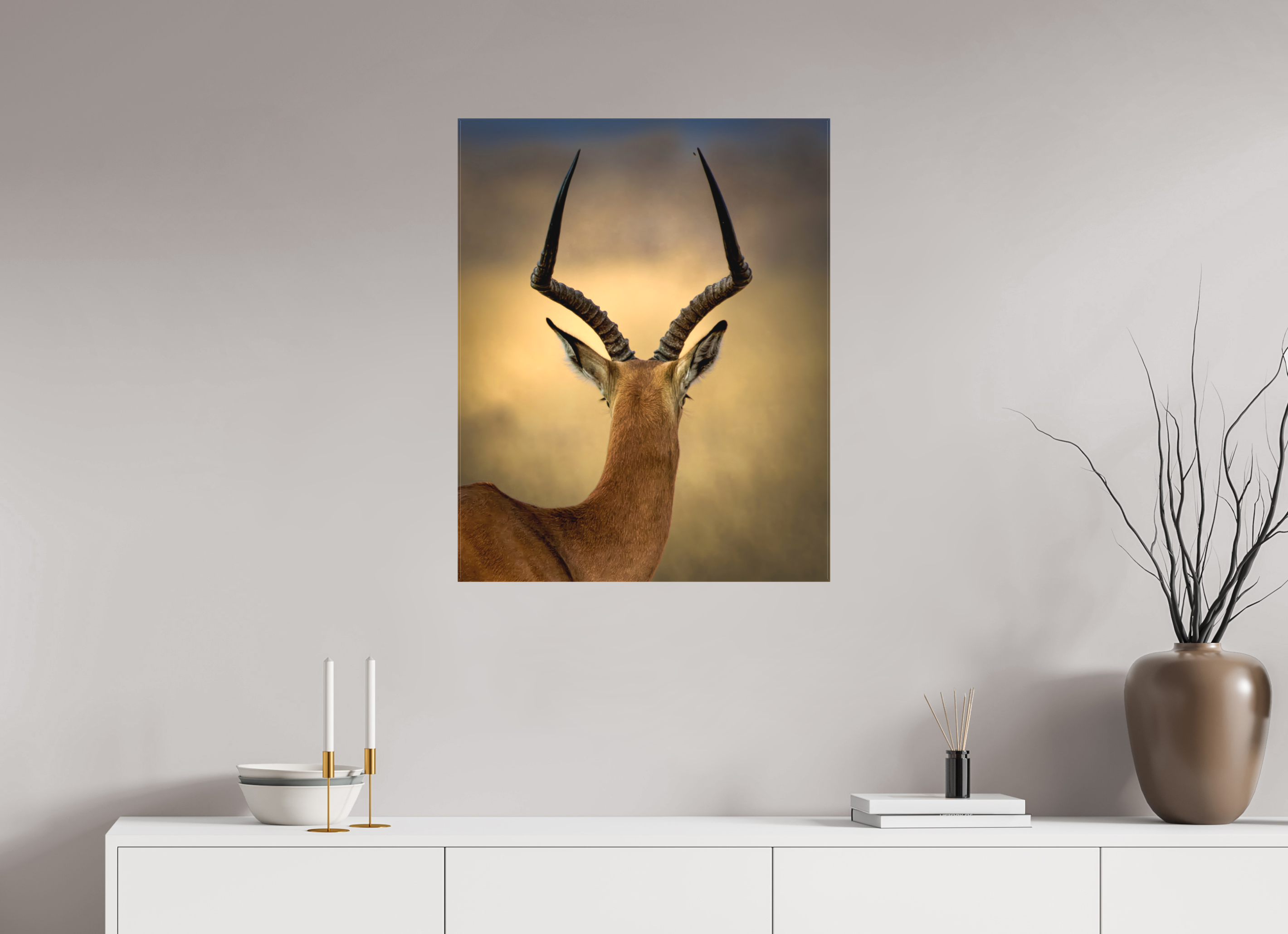 24 x 30″, Fine Art Textile Impala DK