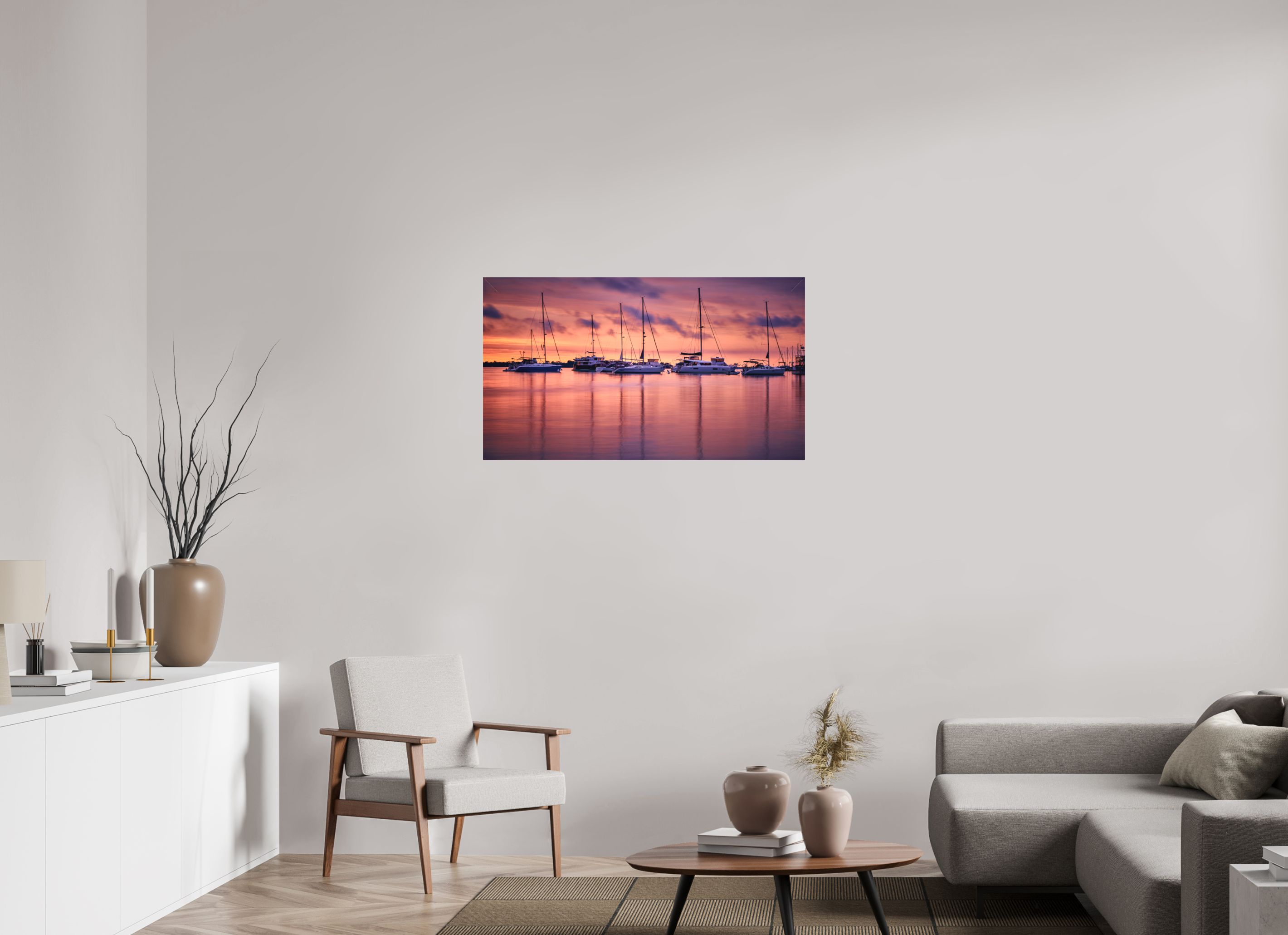 40 x 22.5″, Fine Art Textile Portum Tutum: The Annapolis Harbor at Dawn