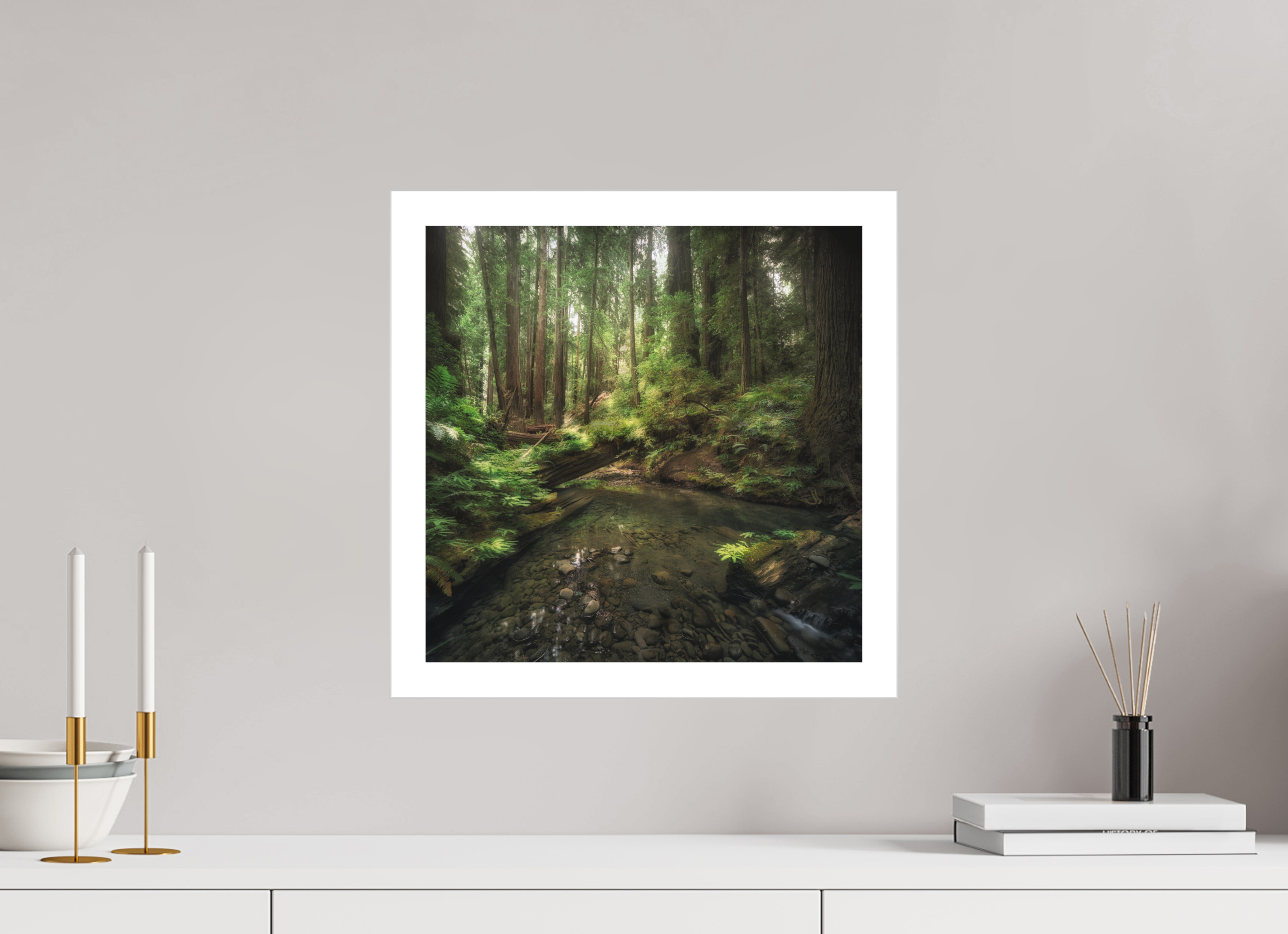 15 x 15″, Fine Art Bonded Acrylic Decker Creek