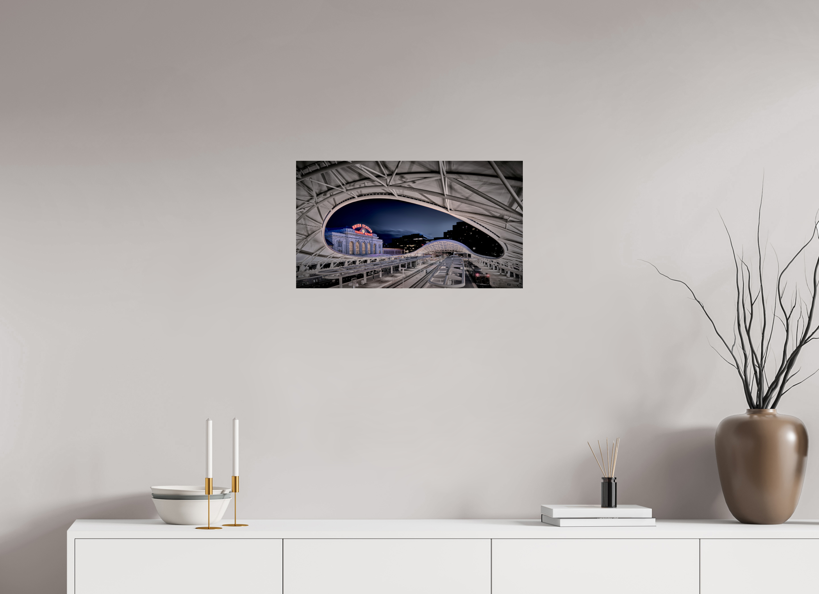 24 x 13.5″, Giclée Alu-Dibond Denver's Union Station