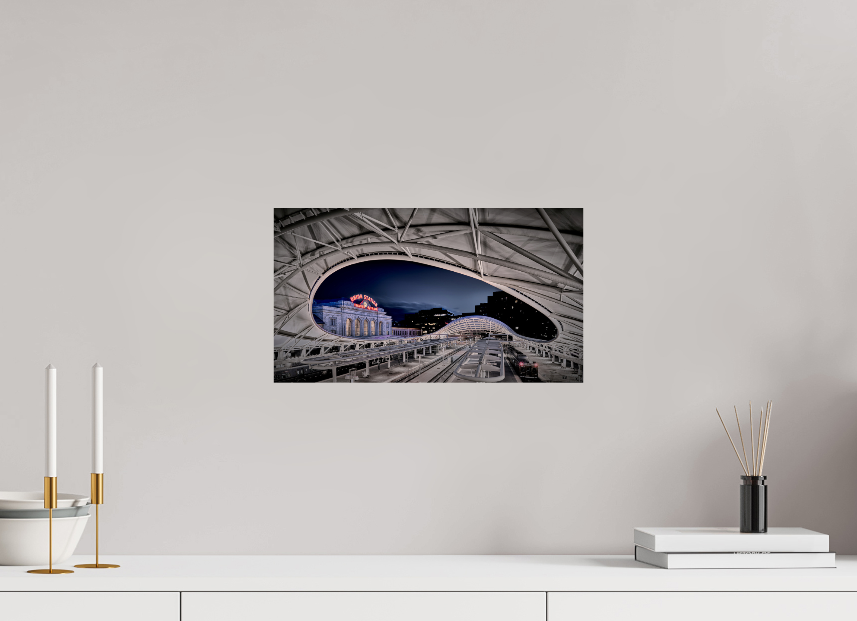 16 x 9″, Giclée Alu-Dibond Denver's Union Station
