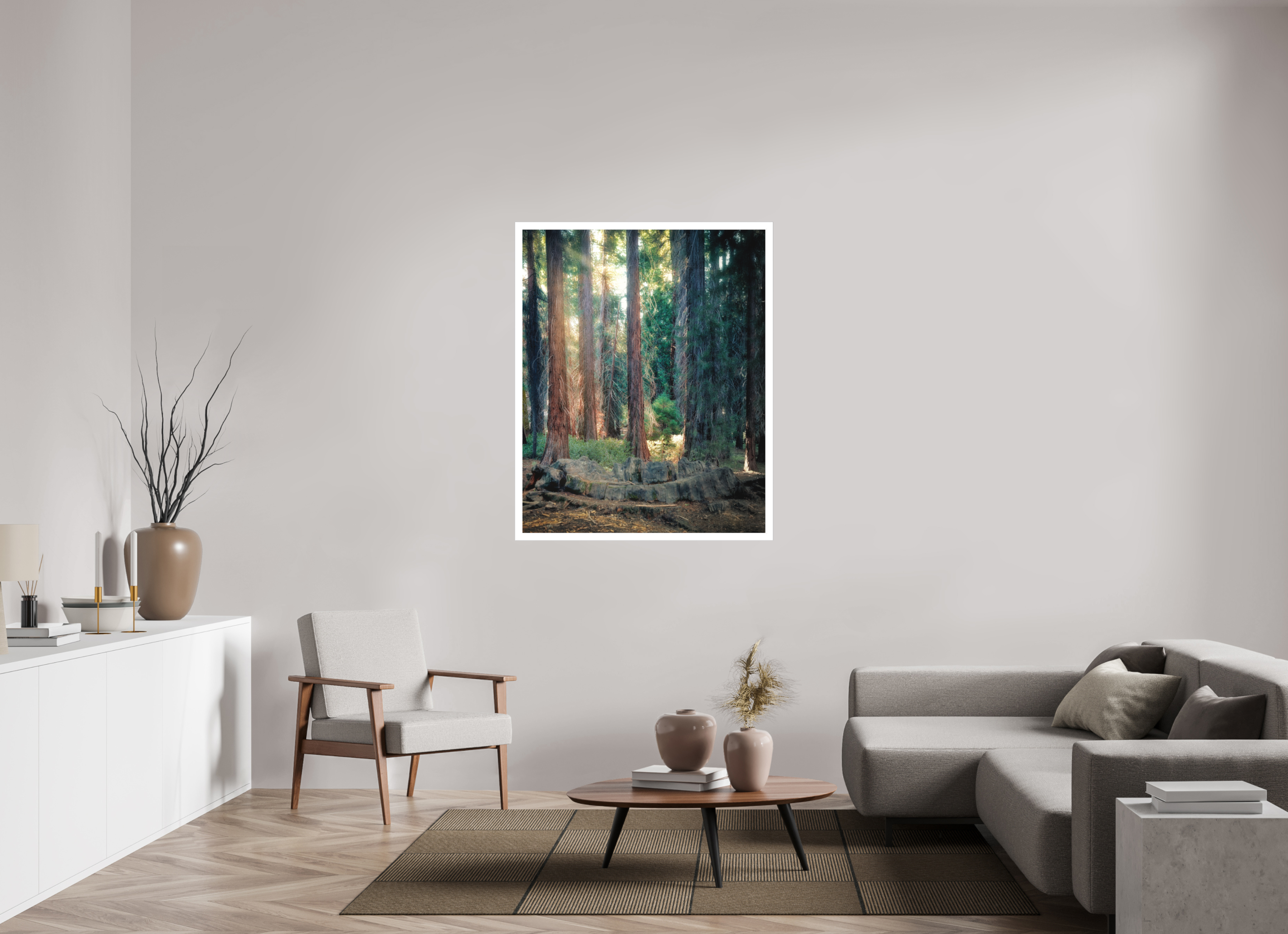 39 x 48.7″, Fine Art Bonded Acrylic Never Again: The Centennial Stump