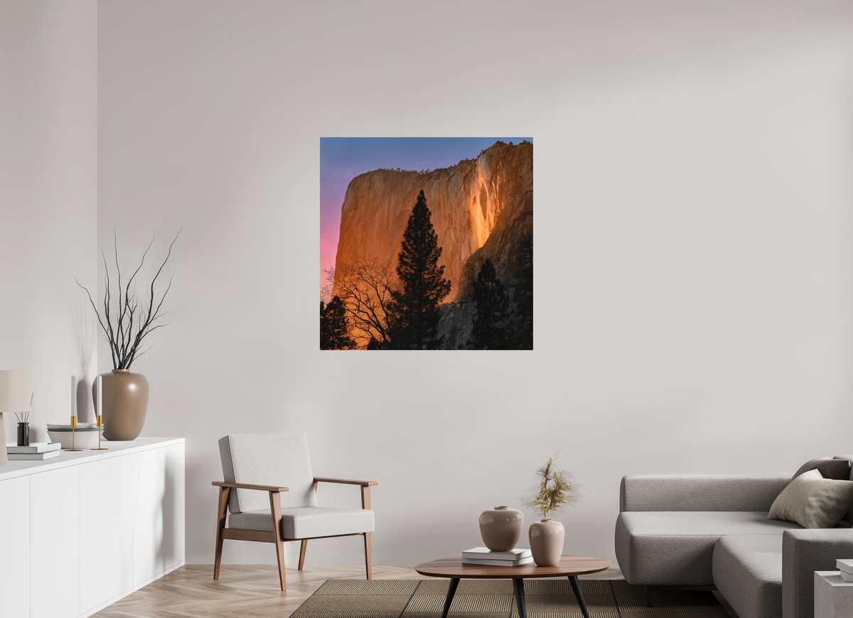 40 x 40″, Fine Art Textile Horsetail Fall 2025