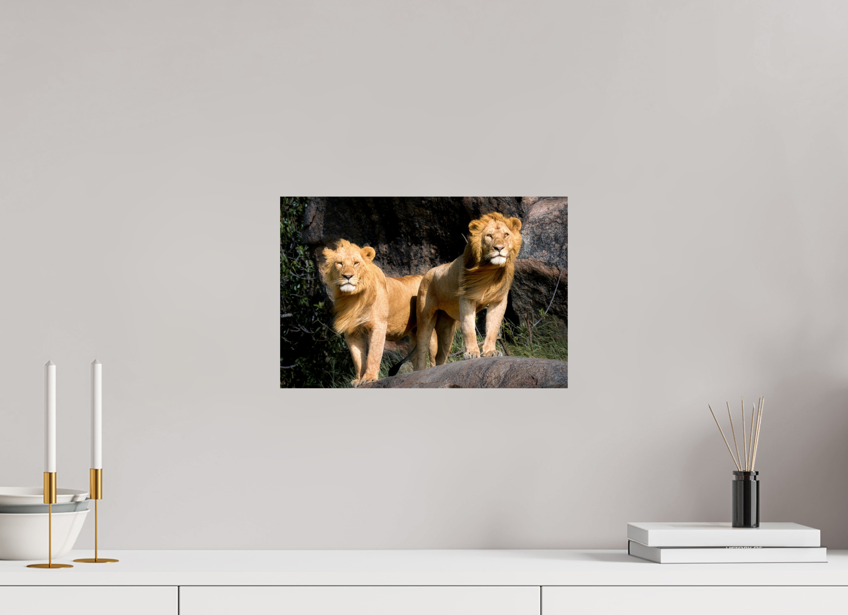 15 x 10″, Giclée Alu-Dibond Two Fabios