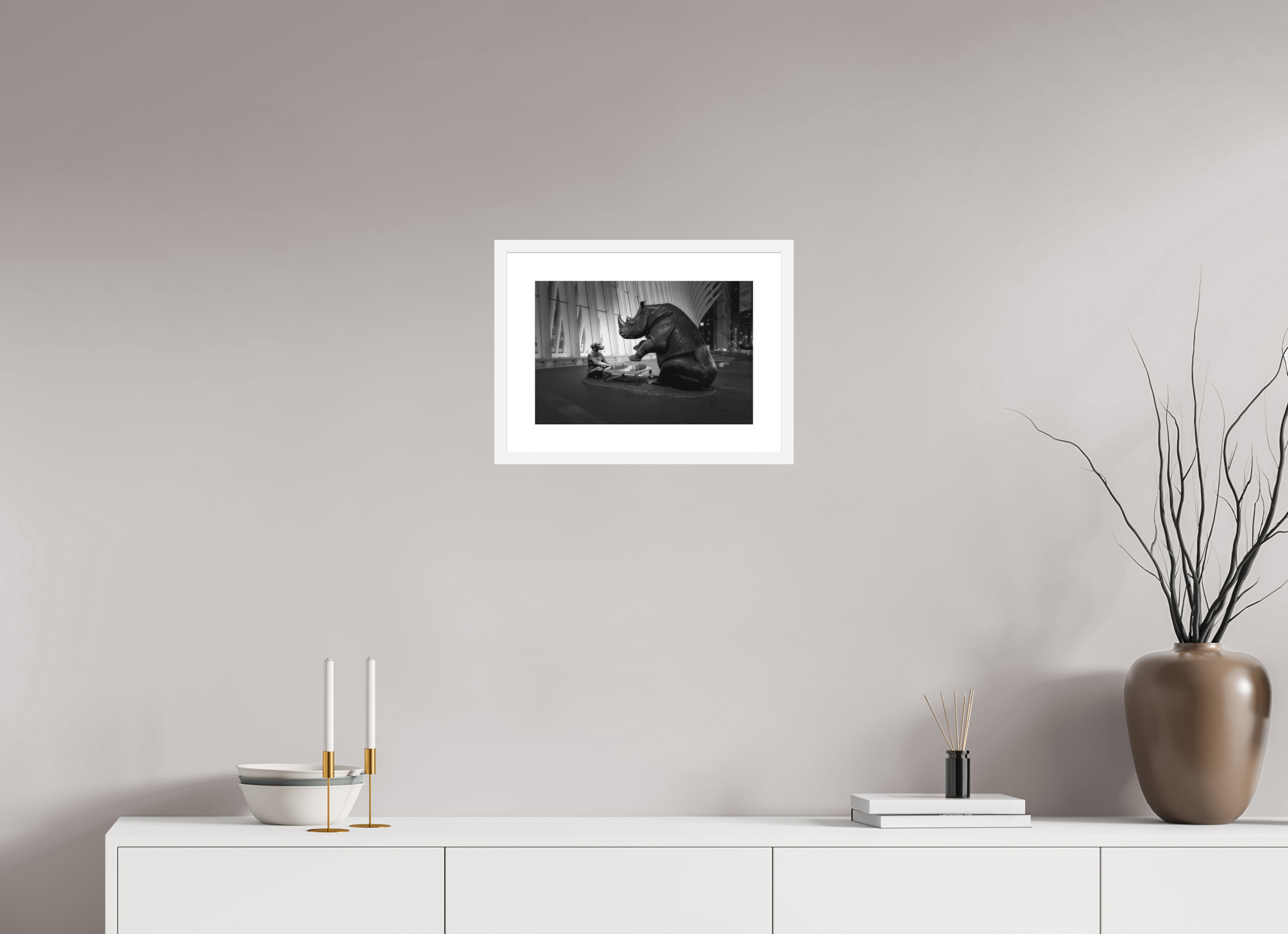 15 x 10″, Passe-Partout White Frame Whimsy