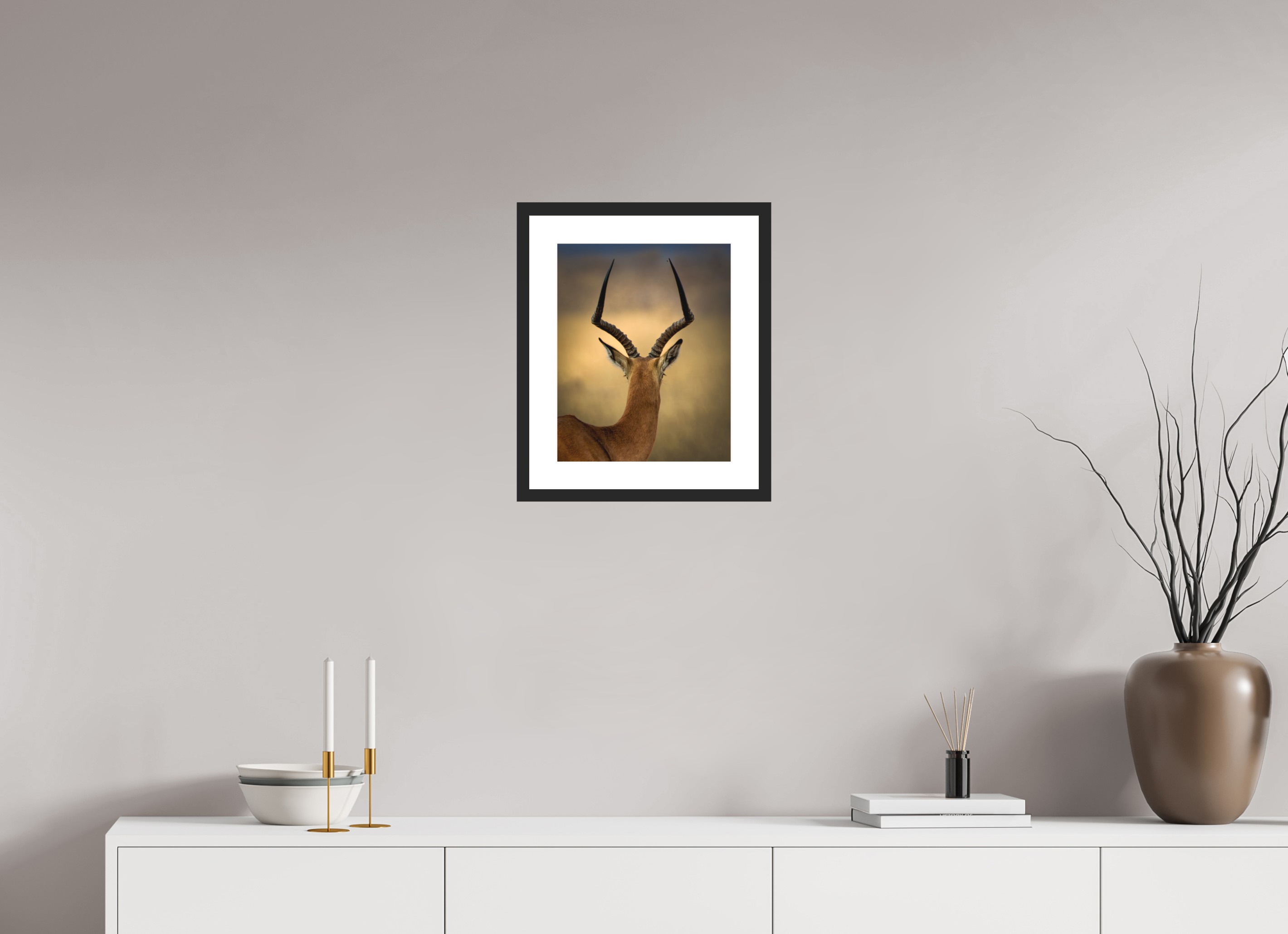 12 x 15″, Passe-Partout Black Frame Impala DK