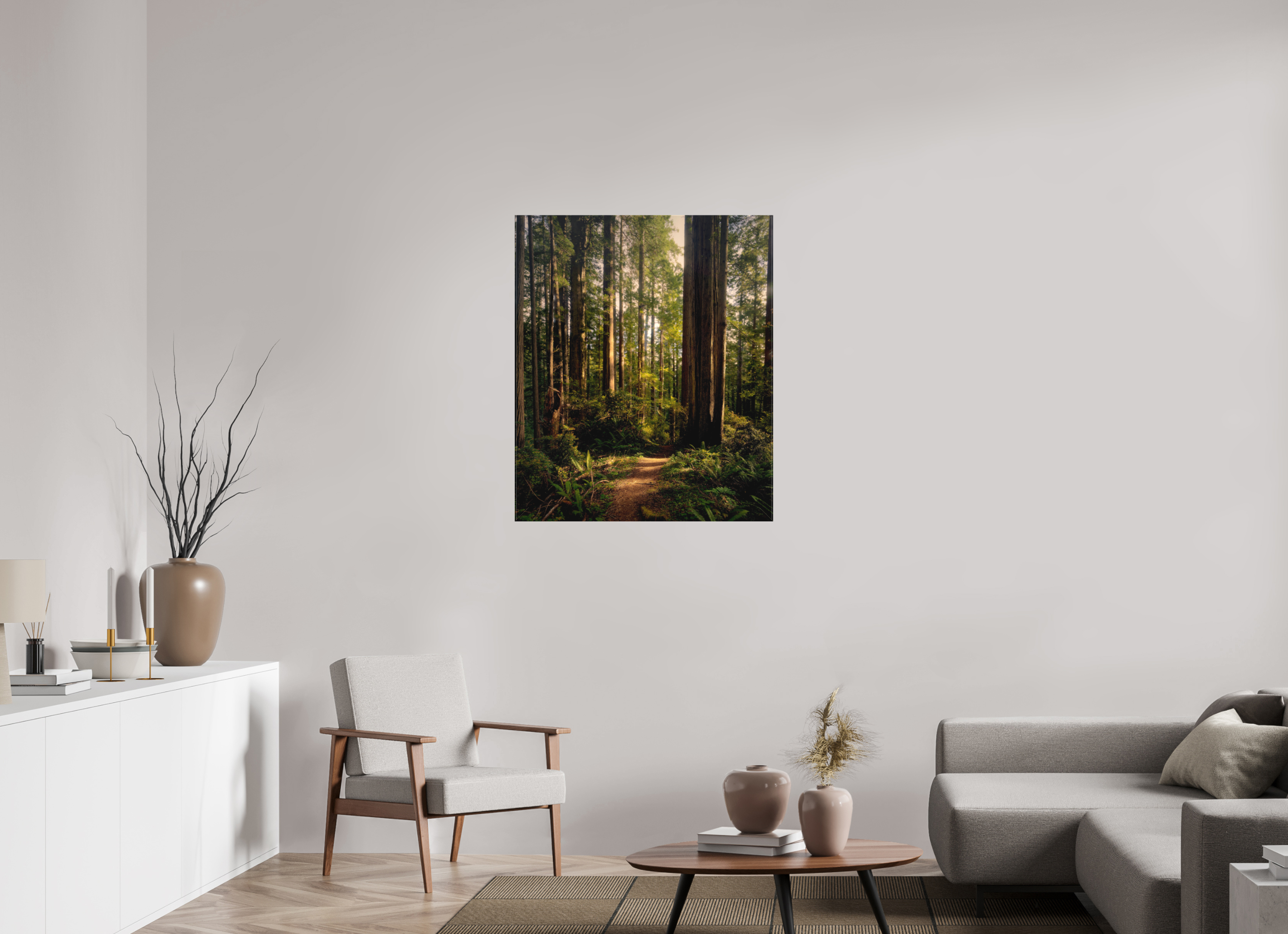 32 x 38″, Fine Art Textile "I went to the woods . . .."
