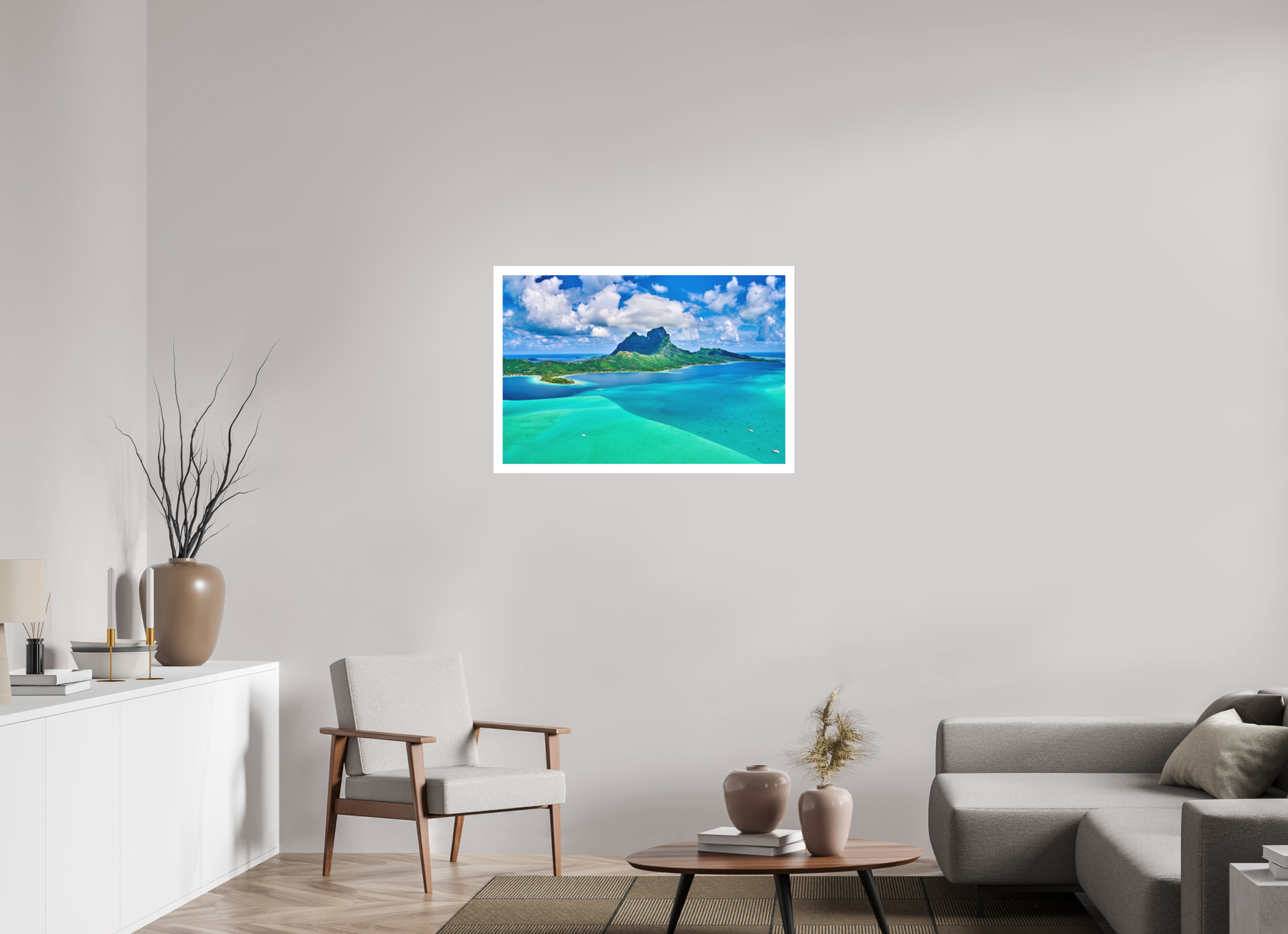 36 x 24″, Fine Art Bonded Acrylic Above Paradise