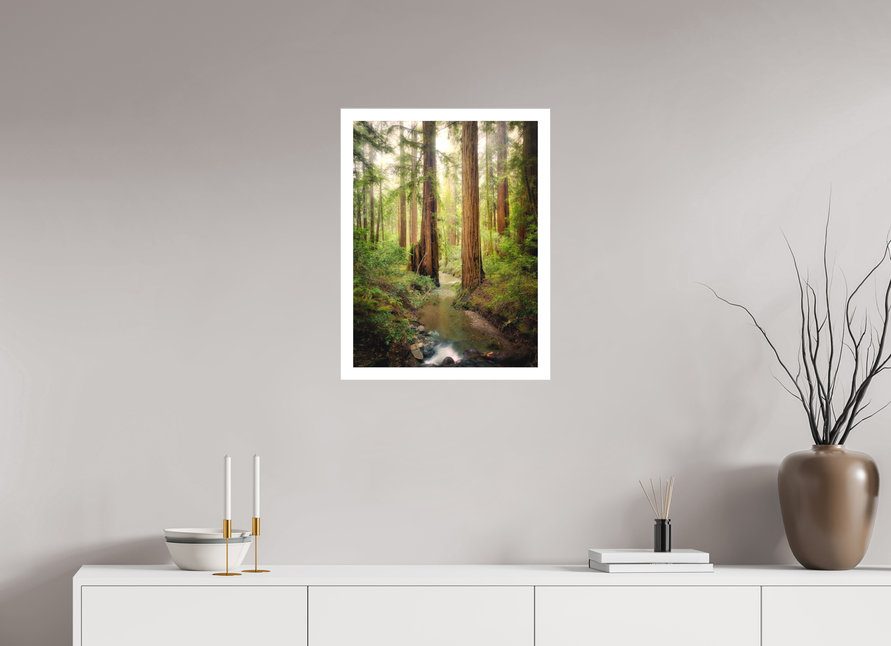 18 x 24″, Fine Art Bonded Acrylic Armstrong Woods III: Columnas