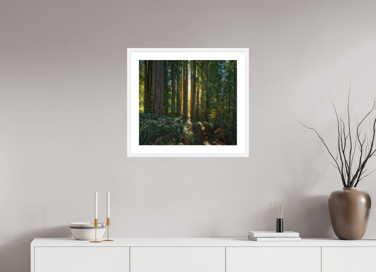 22.9 x 20″, Passe-Partout White Frame Gateway