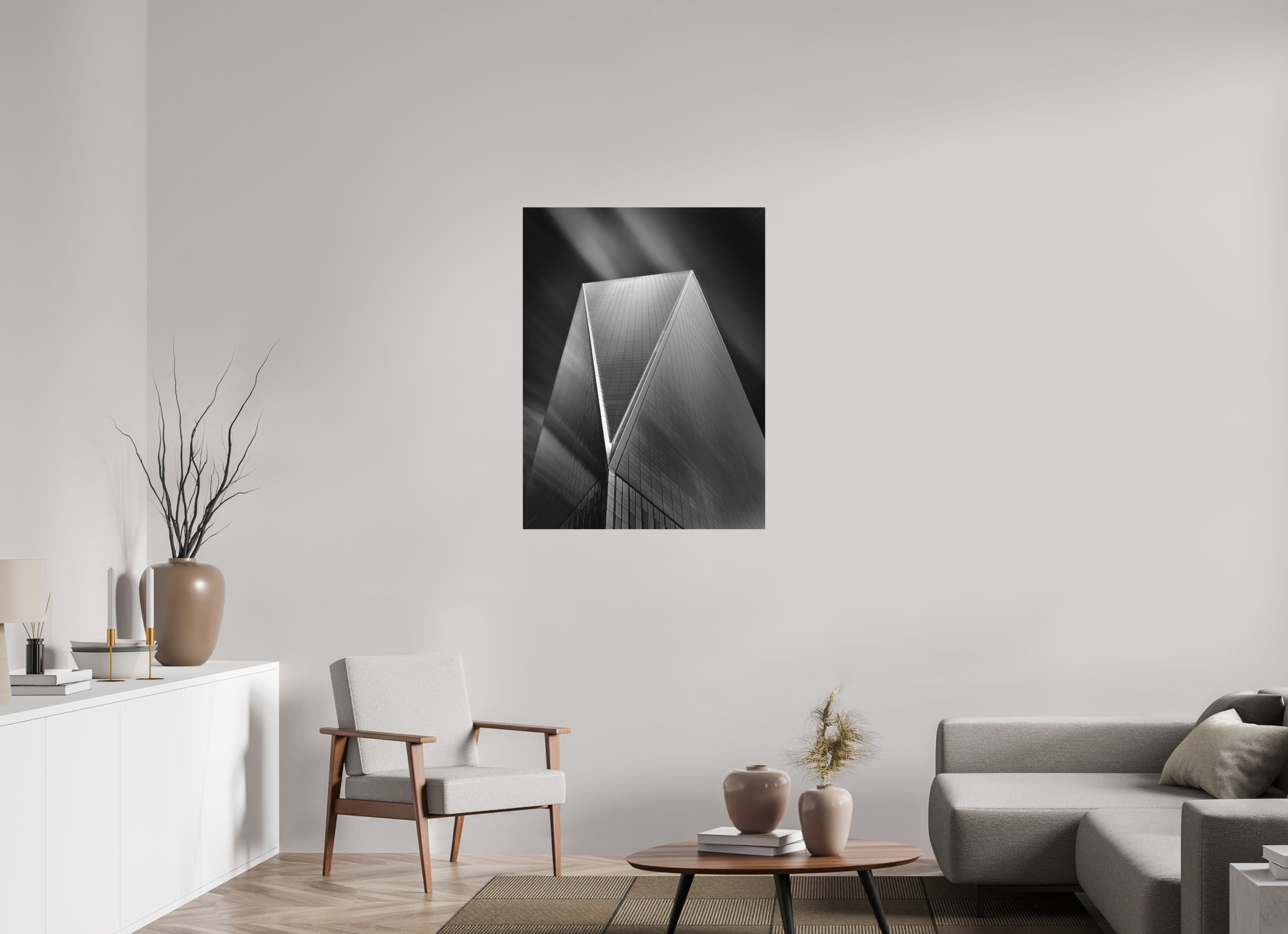 30 x 40″, Fine Art Textile Freedom Tower