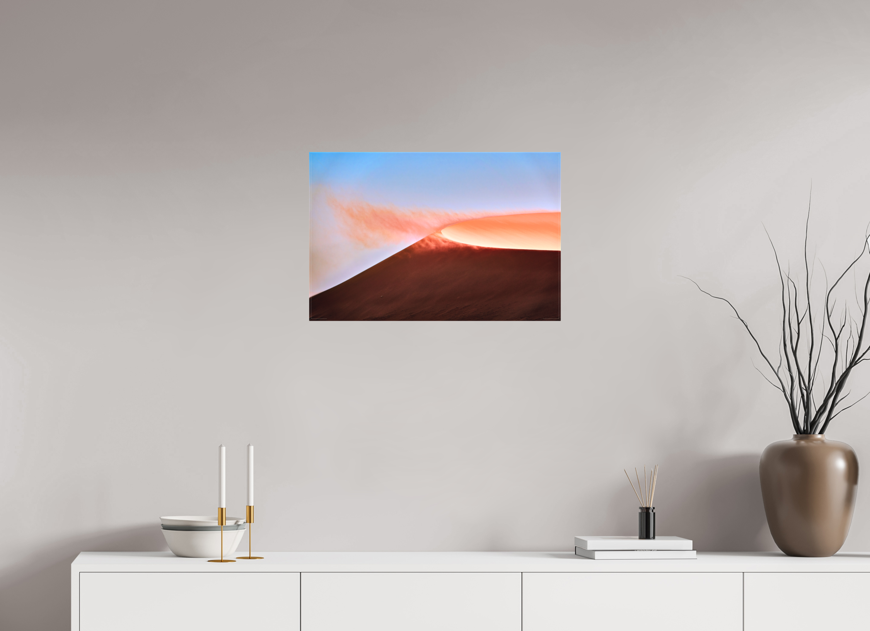 24 x 16″, Fine Art Textile Deadvlei San Dune Crater Rim