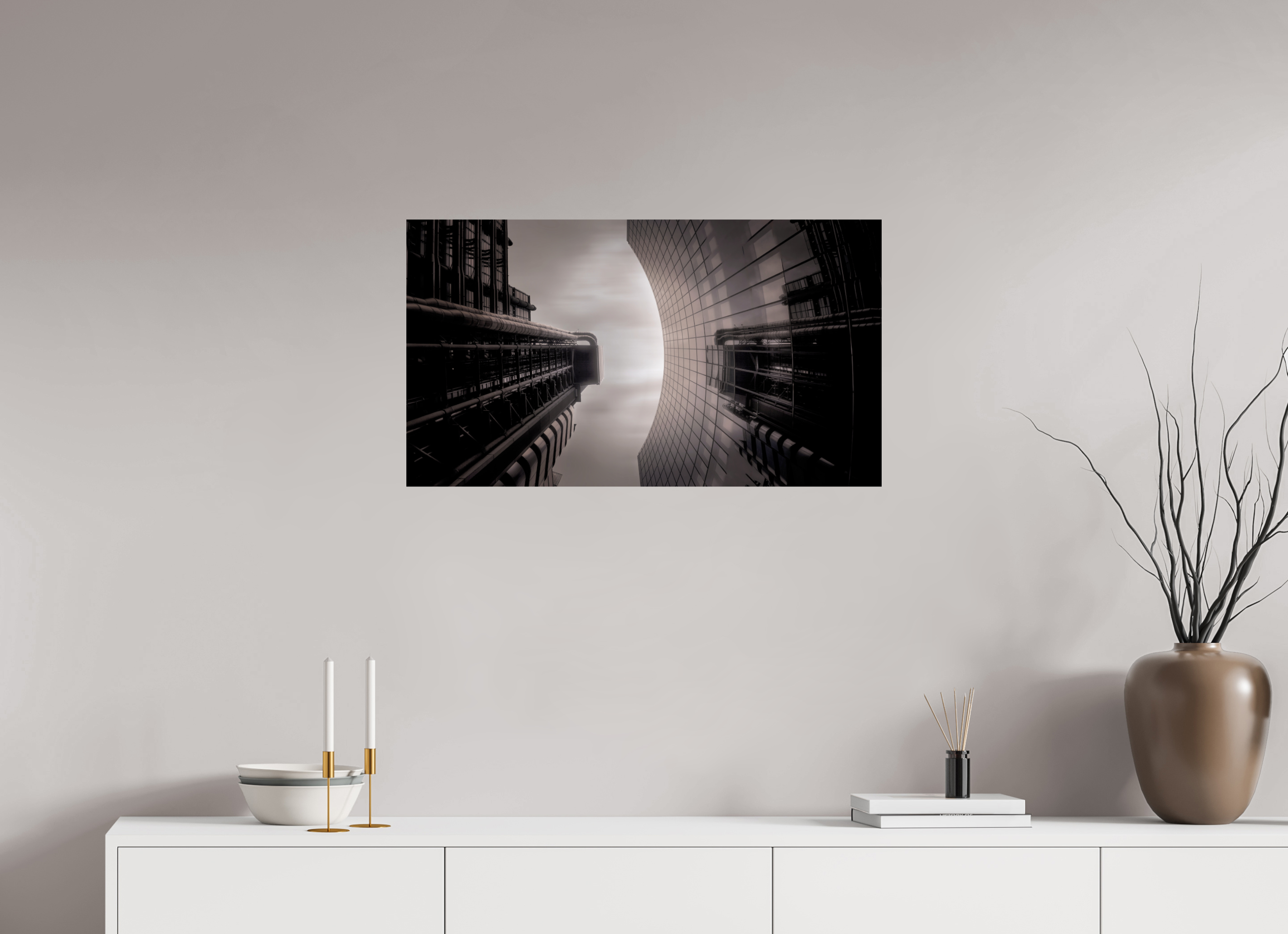 32 x 18″, Giclée Alu-Dibond Reflective