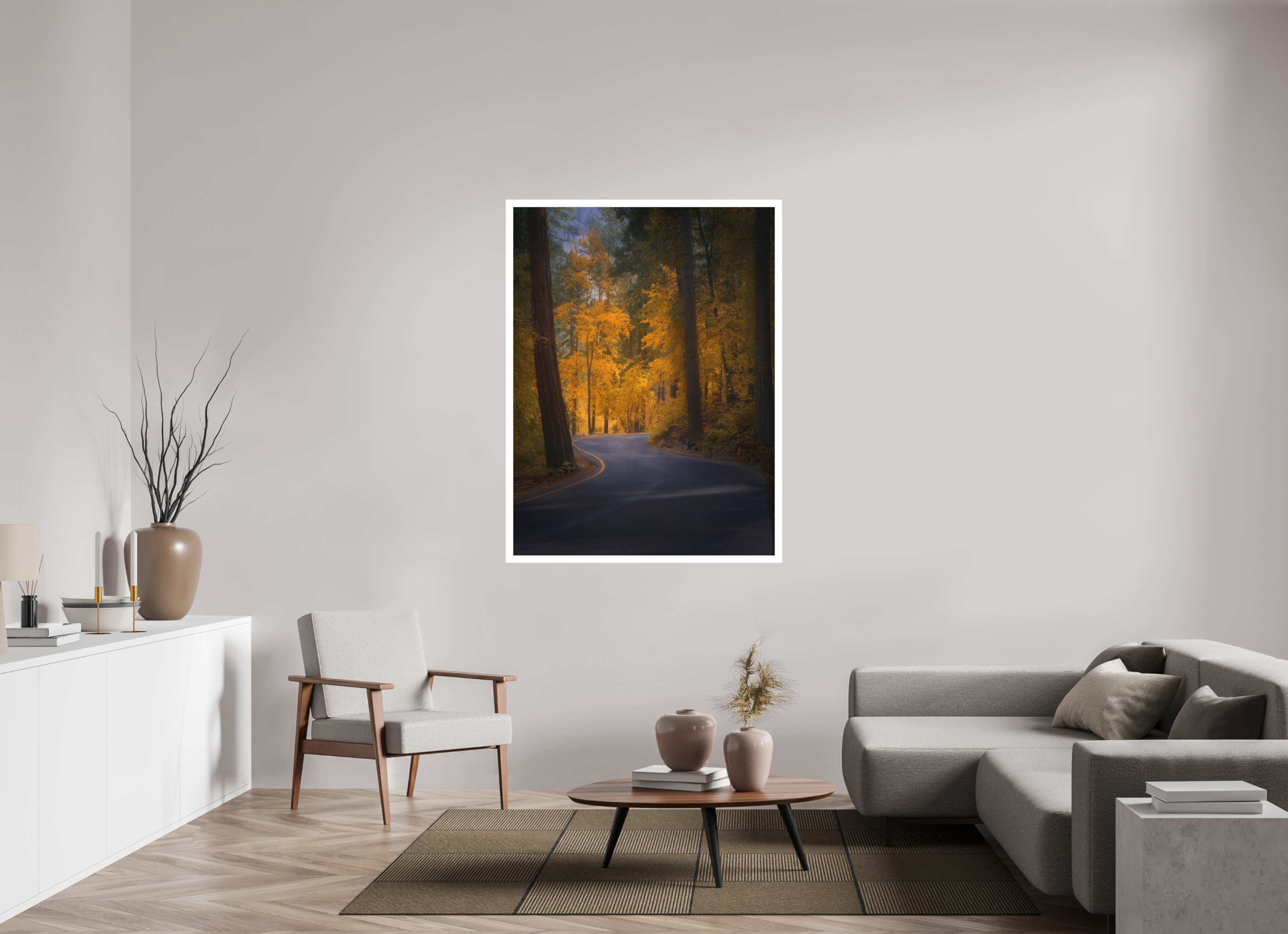 42 x 56″, Fine Art Bonded Acrylic Leaving Pohono
