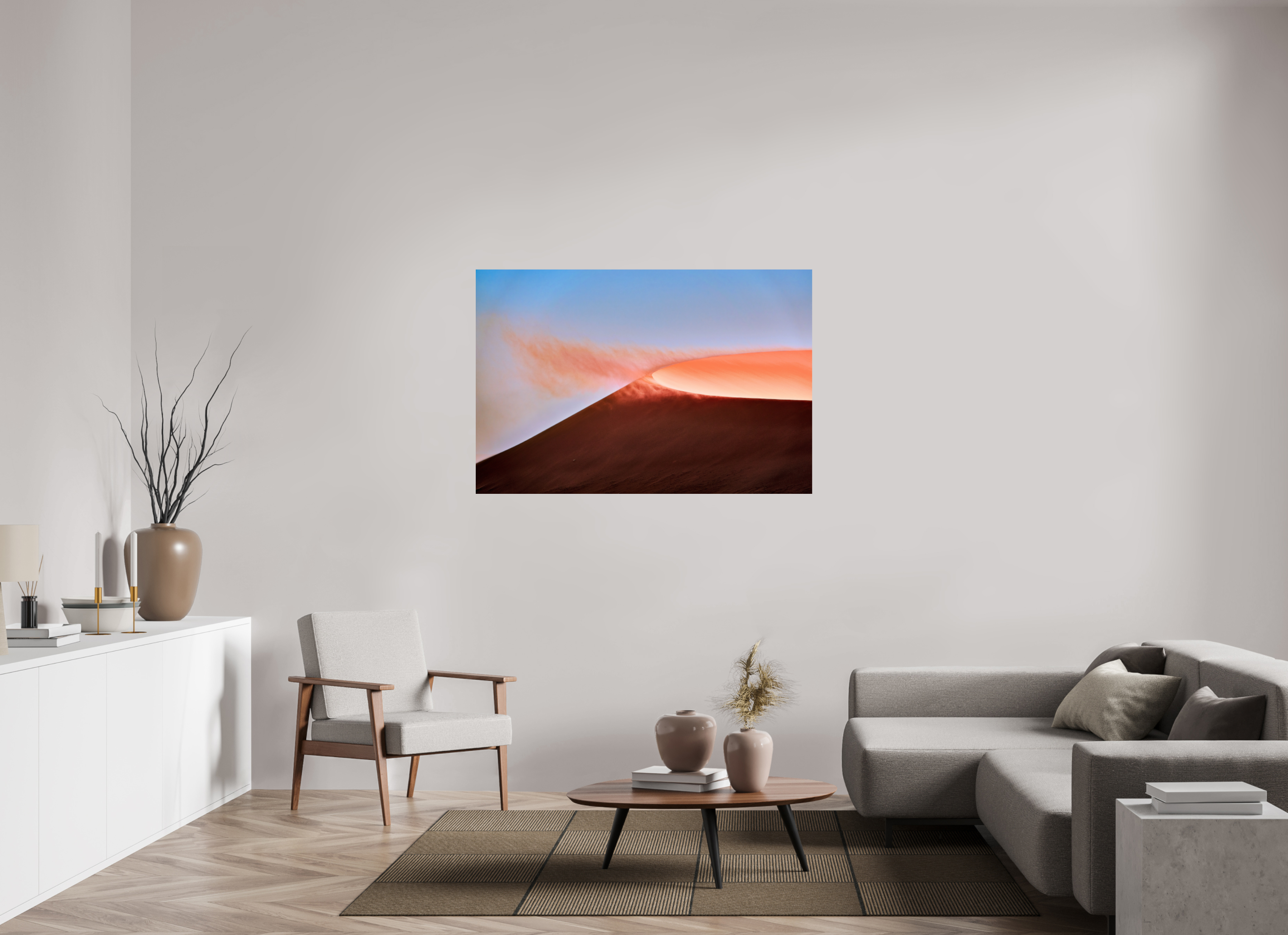 54 x 36″, Giclée Alu-Dibond Deadvlei San Dune Crater Rim