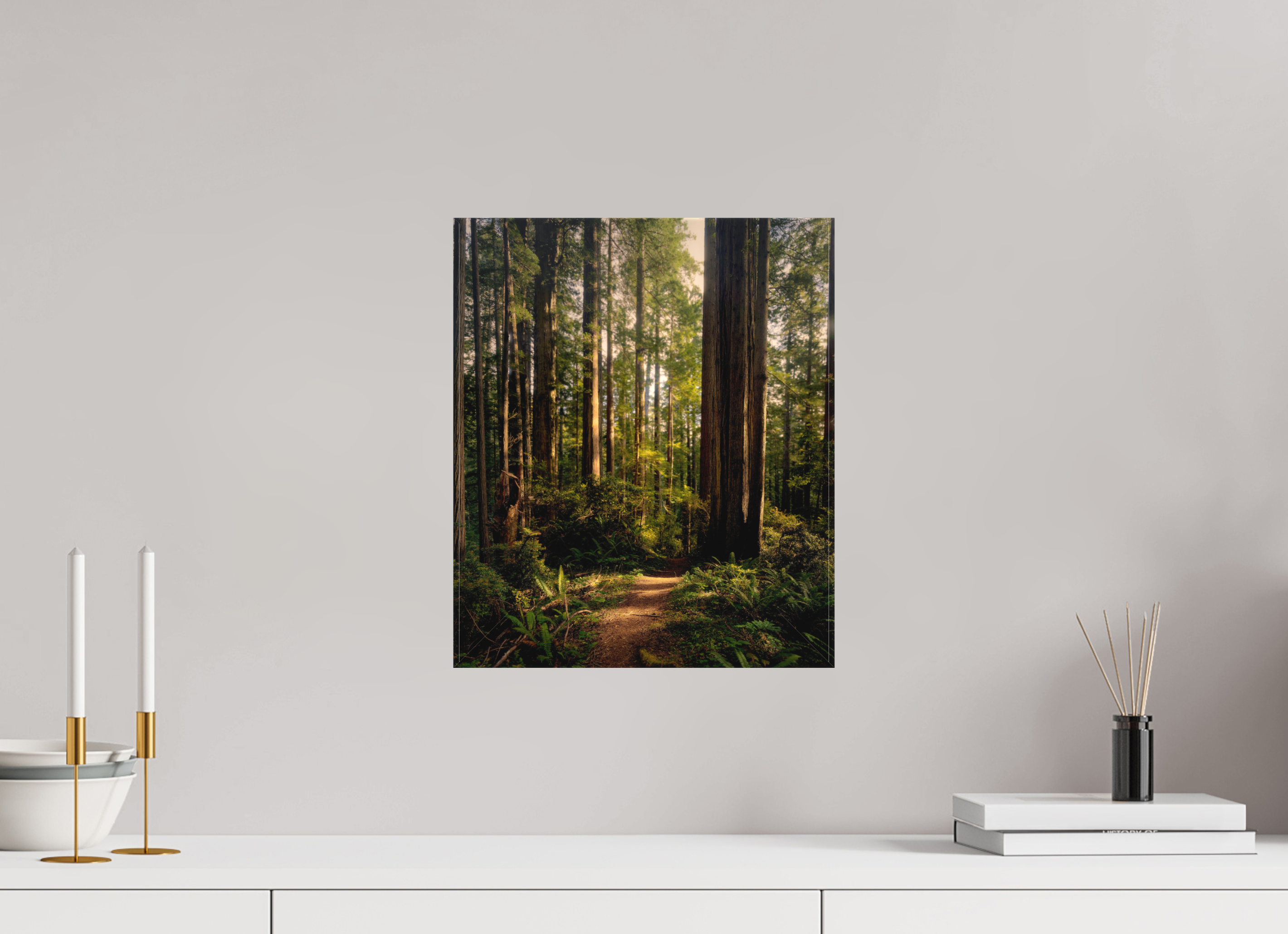 12 x 14.3″, Fine Art Textile "I went to the woods . . .."