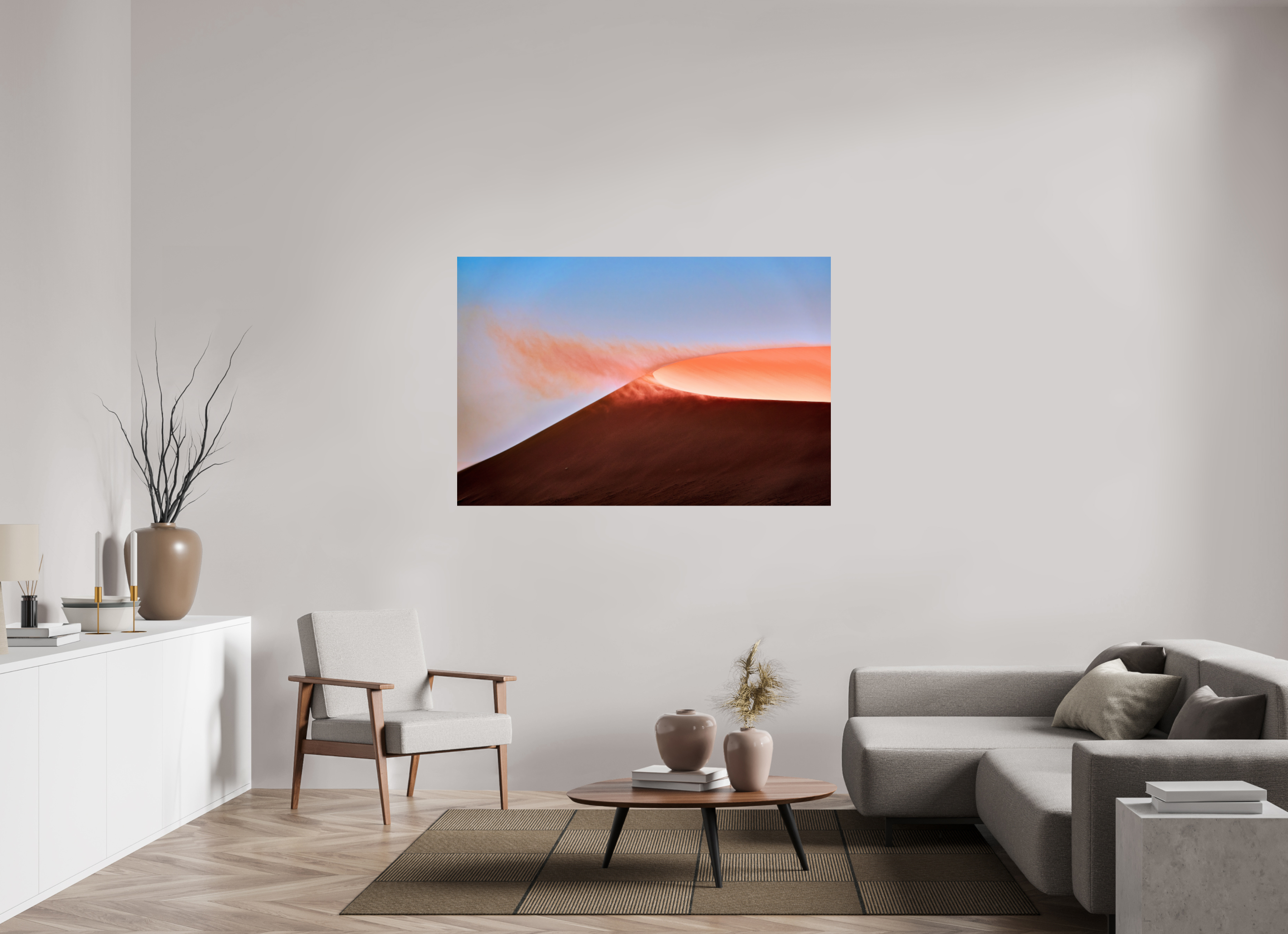 60 x 40″, Giclée Alu-Dibond Deadvlei San Dune Crater Rim
