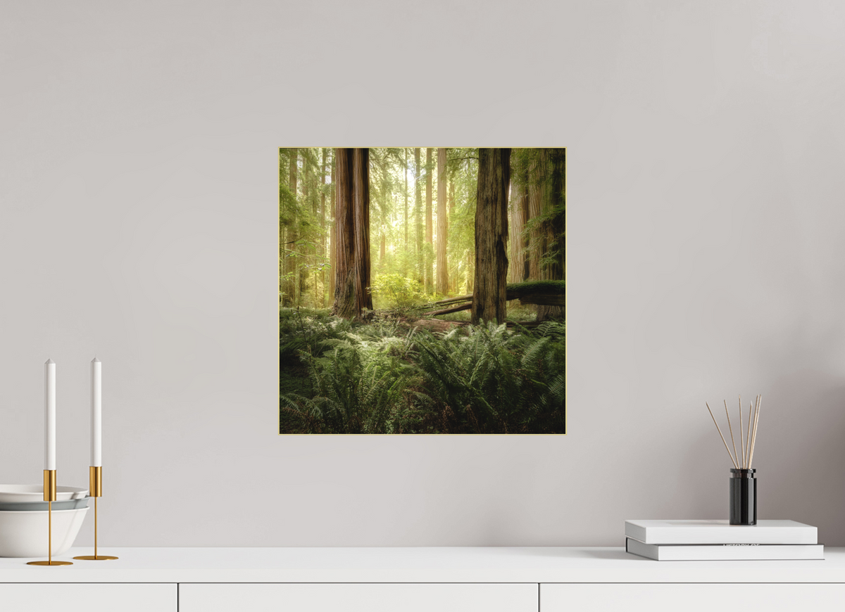 15 x 15″, Bonded Acrylic Gold Frame Lux Armarium: Stout Grove
